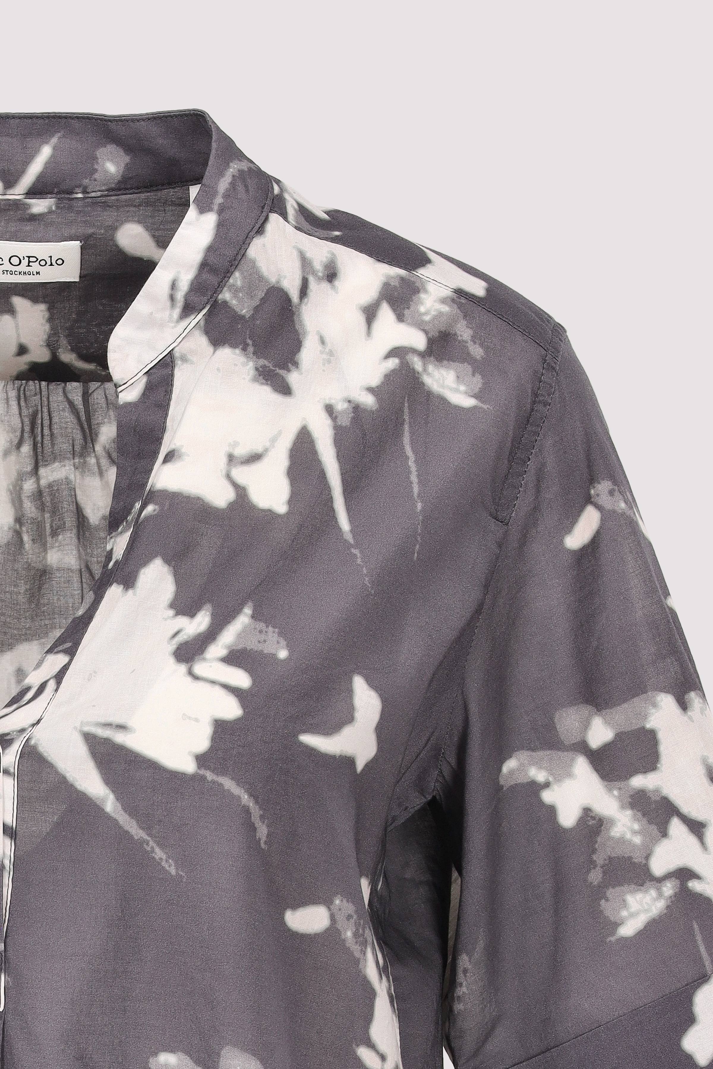 Marc O Polo Casual - Marc O'Polo Bluse aus Baumwolle in Grau