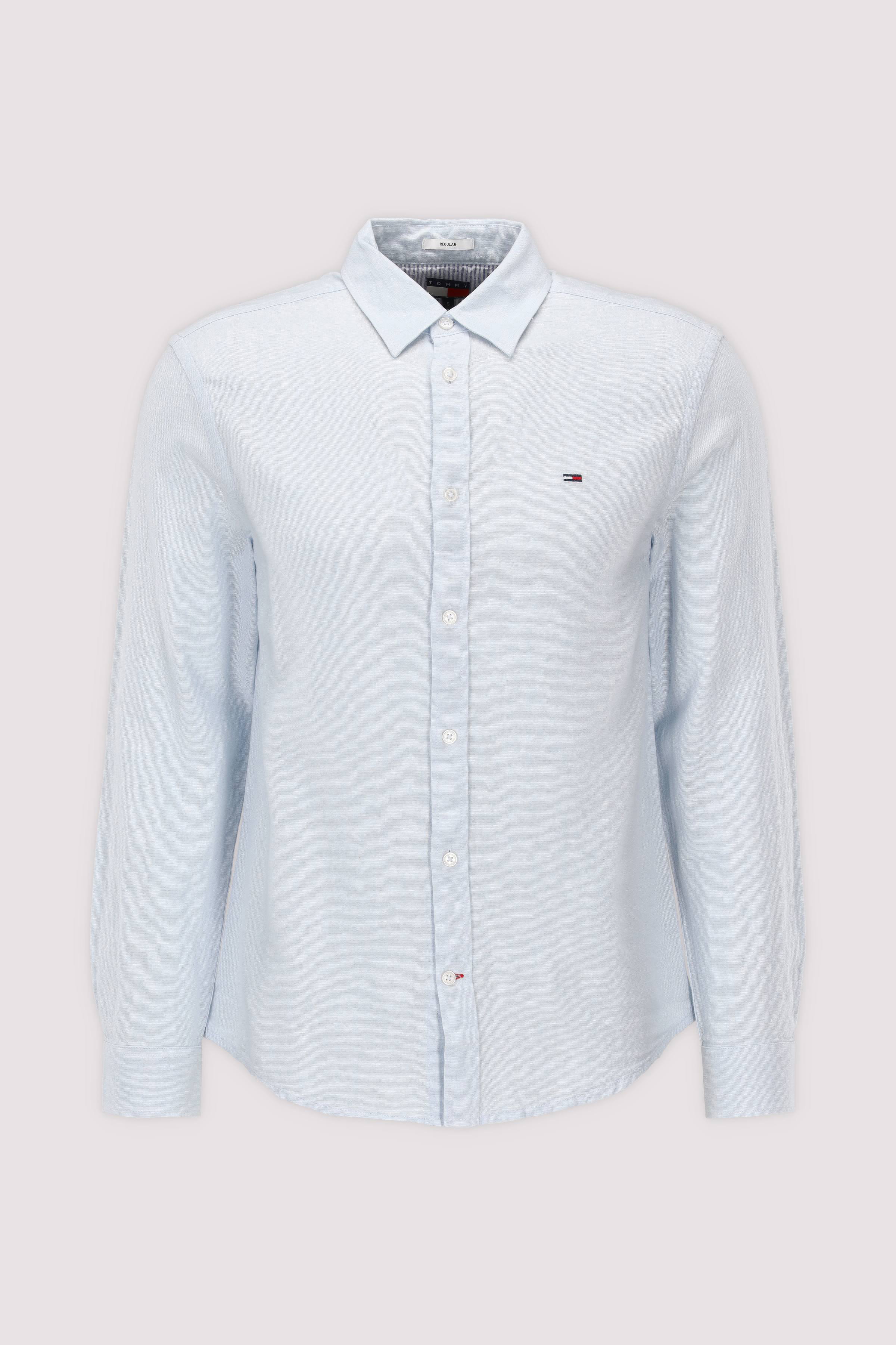 TJM REG LINEN BLEND SHIRT EXT
