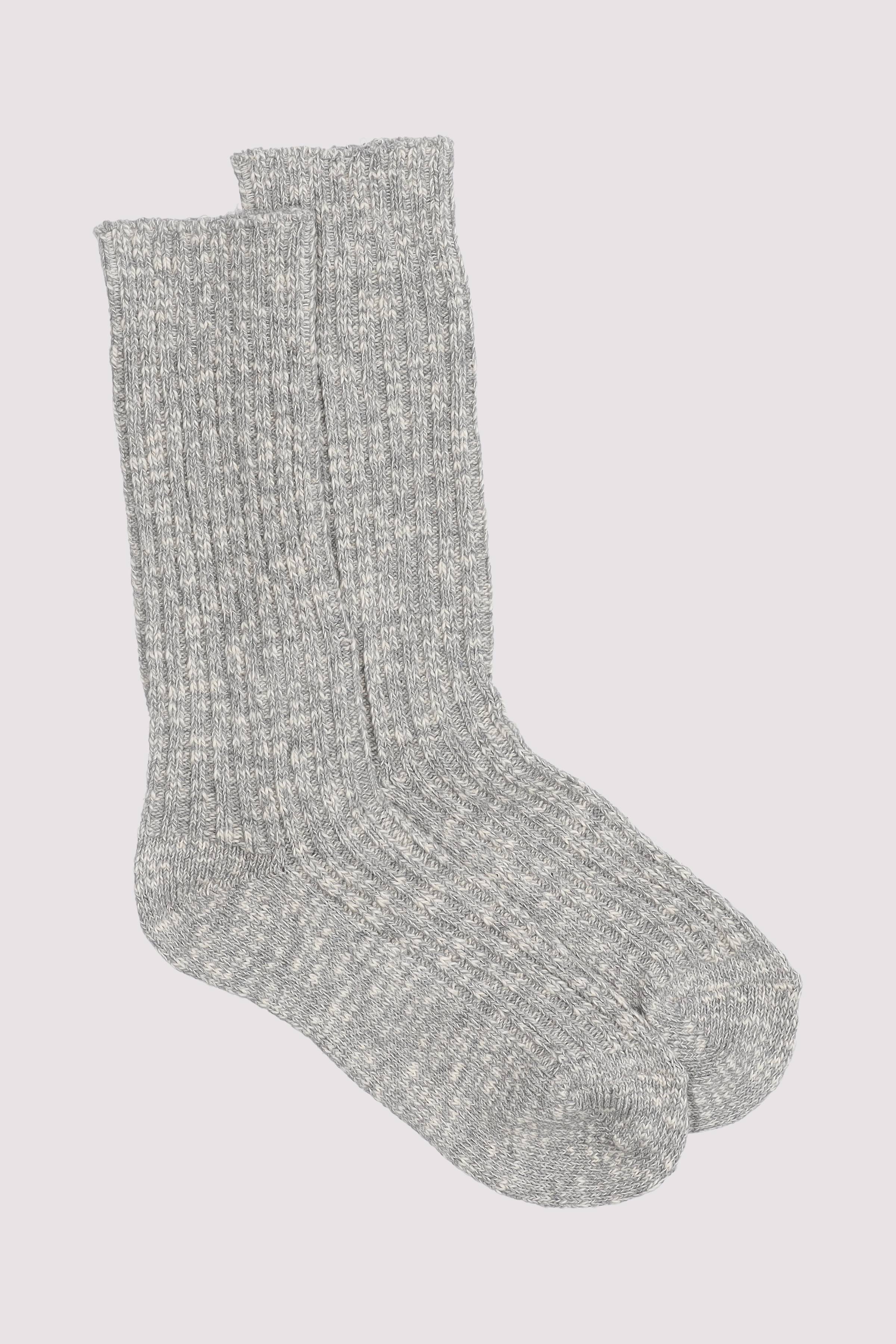 Rib Socks with Slubyarn, Organ