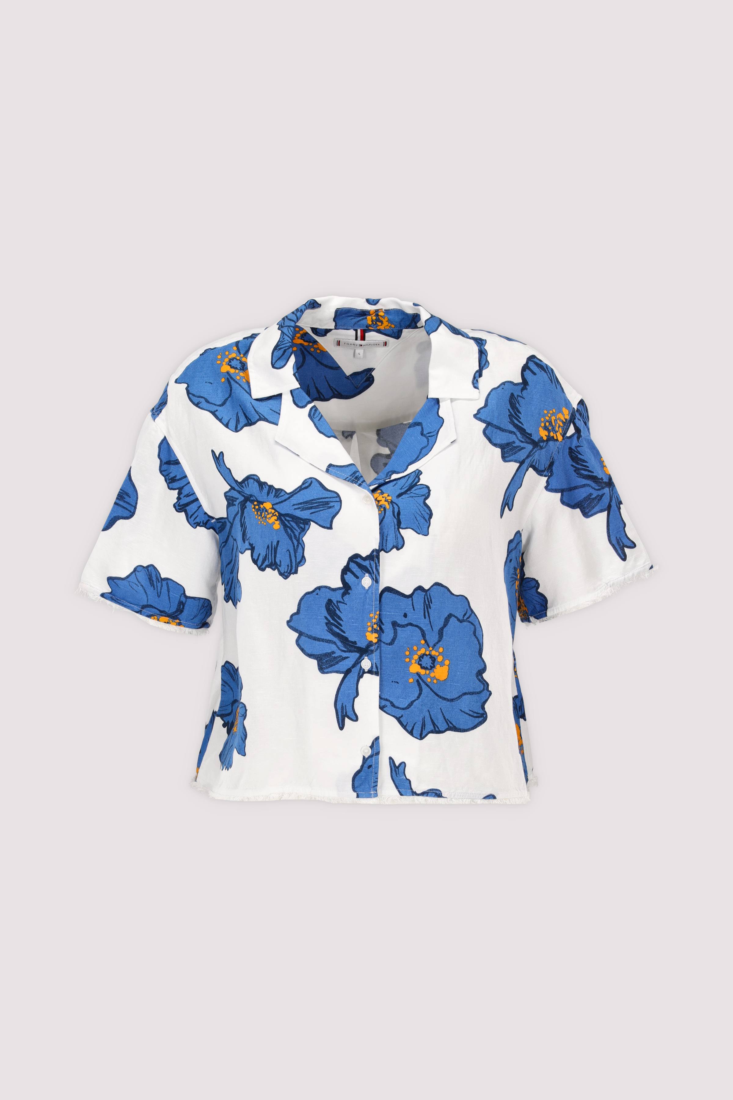 Tommy Hilfiger Leinenbluse Weiss