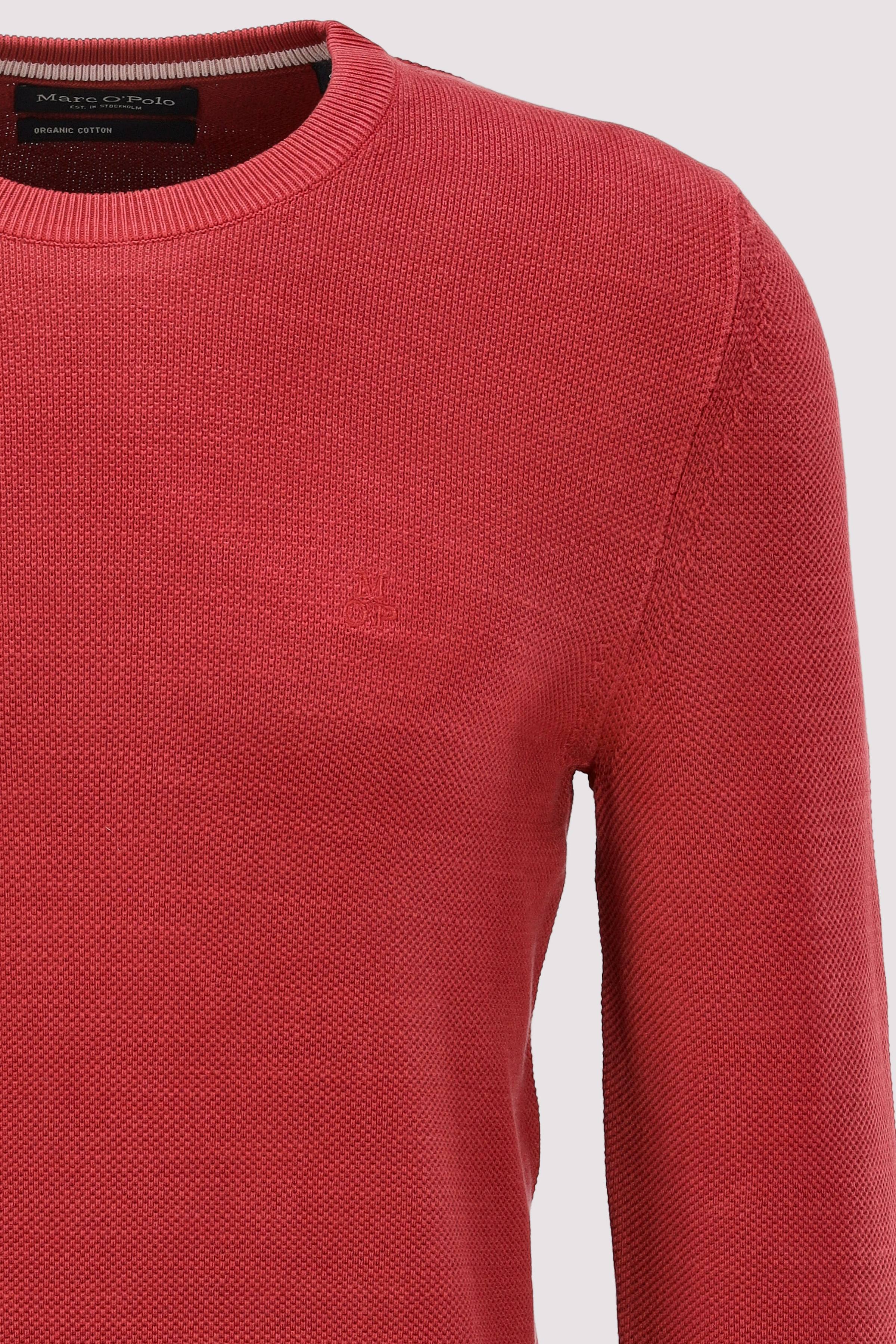 Marc O´Polo International - Crewneck, cotton slub, piqué s