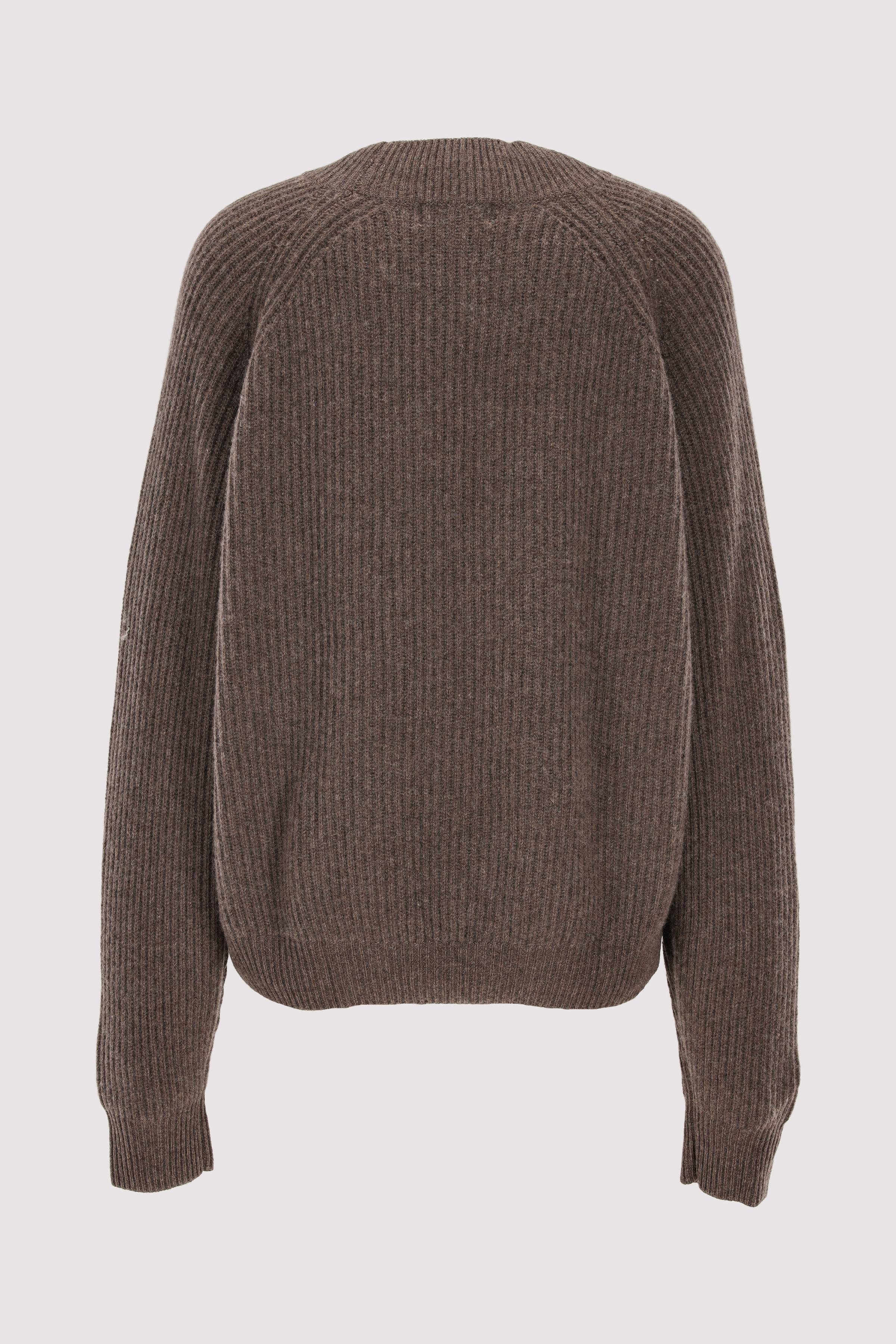 Pontia Rundhalspullover Braun Damen