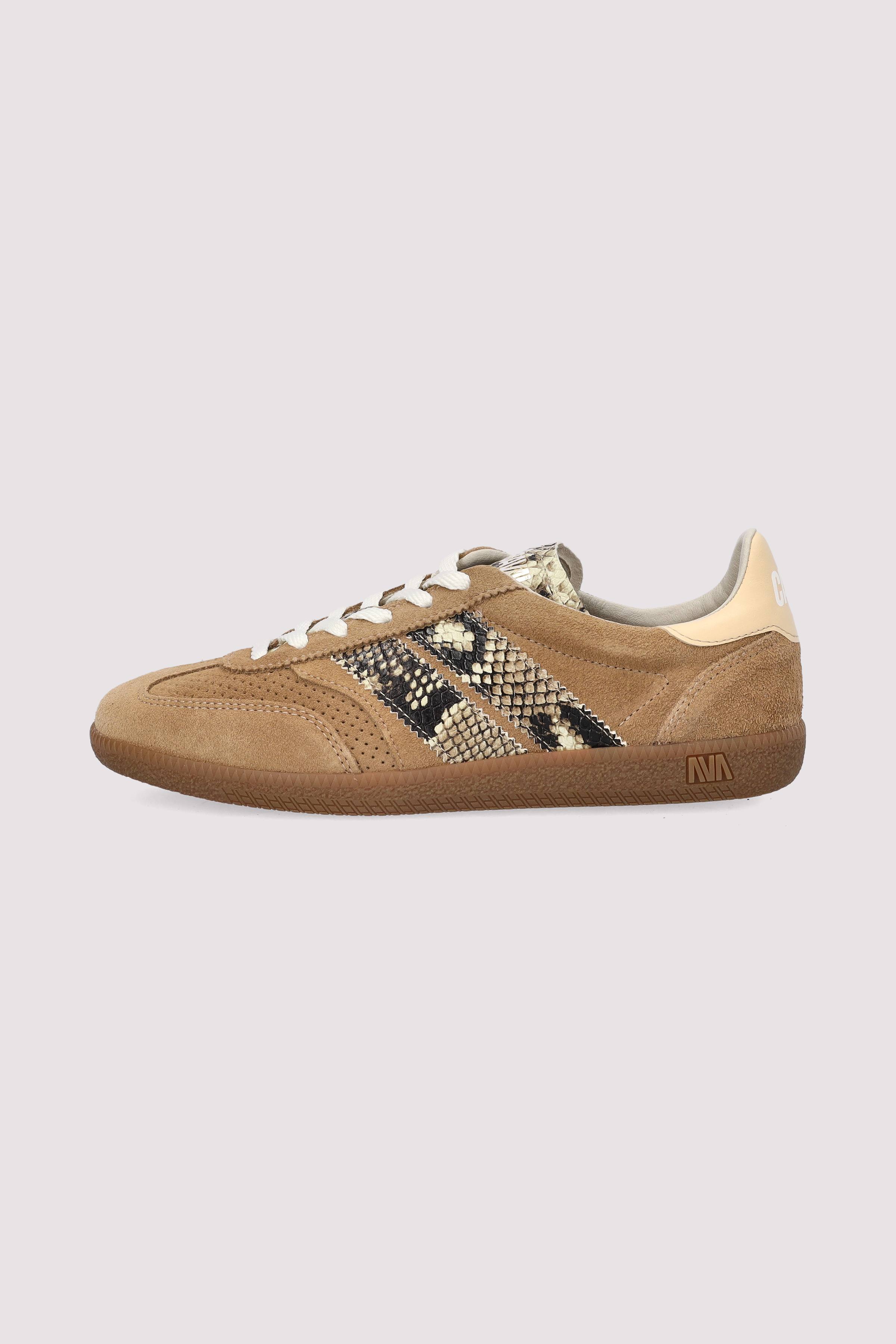 Caval Sneaker Croco Braun