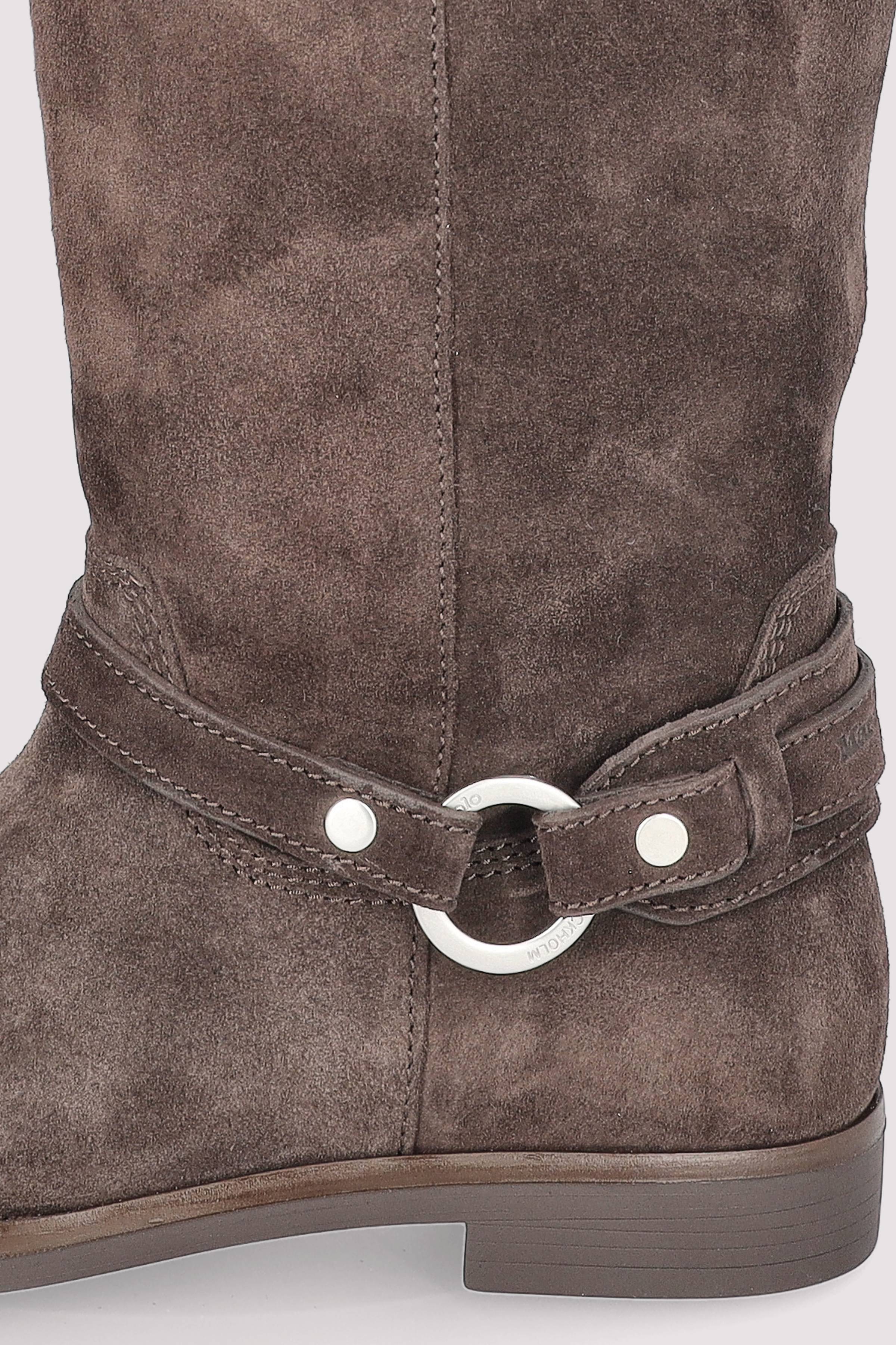 Marc O'Polo Damen Slipper Burnt Coffee
