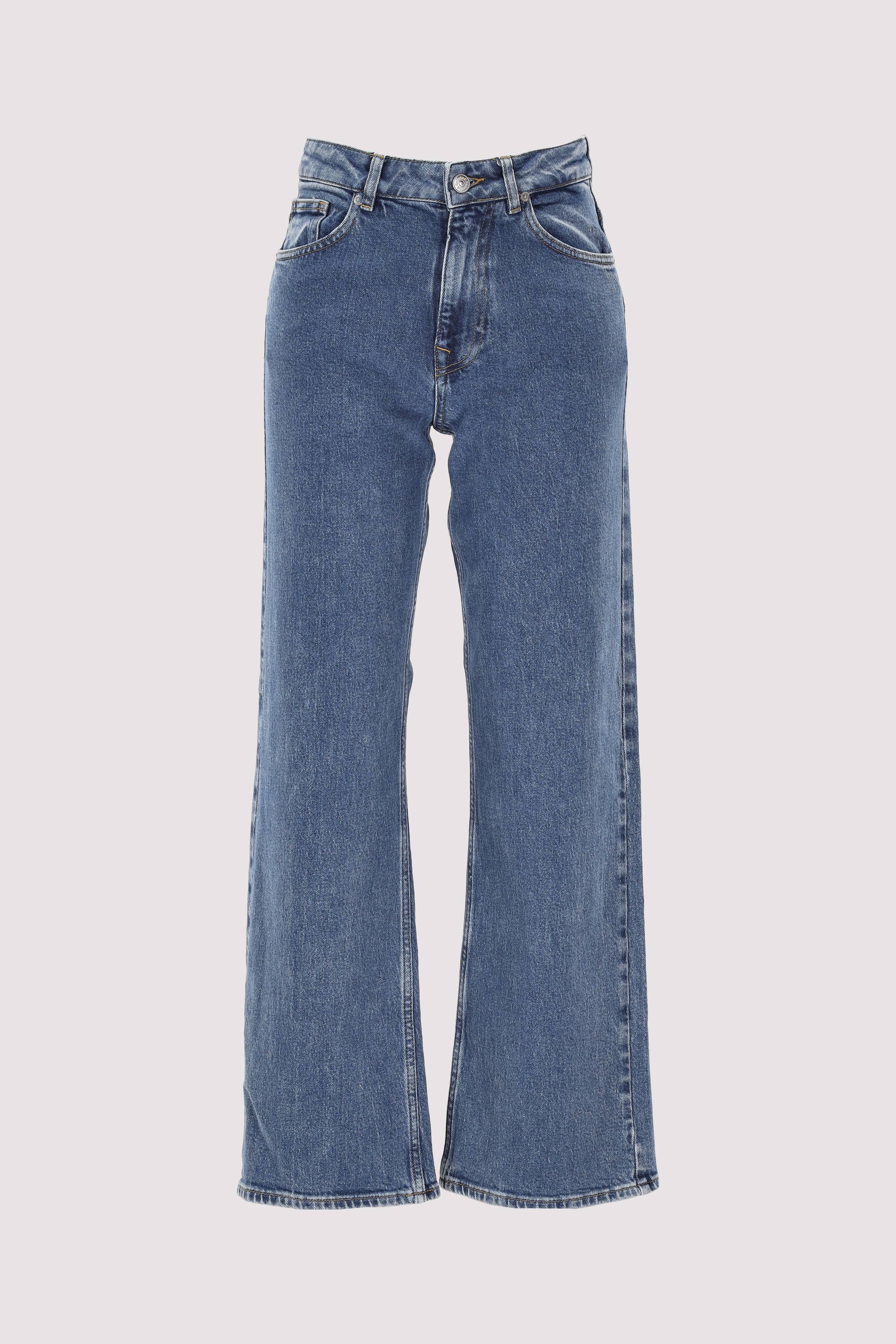 Selected Boyfriend Jeans mittelblau