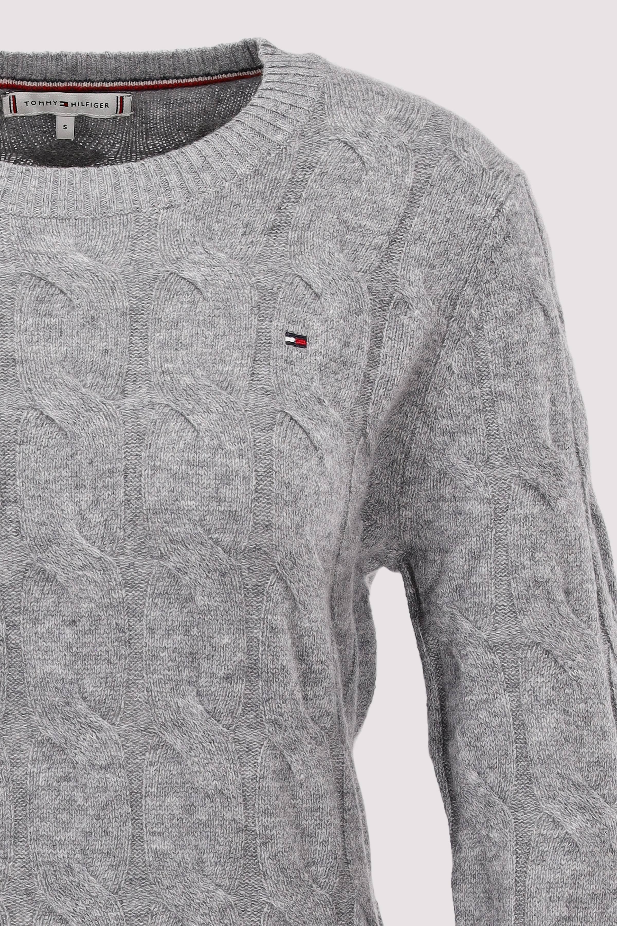 Tommy Hilfiger - SOFT WOOL CABLE C-NK LS SWT