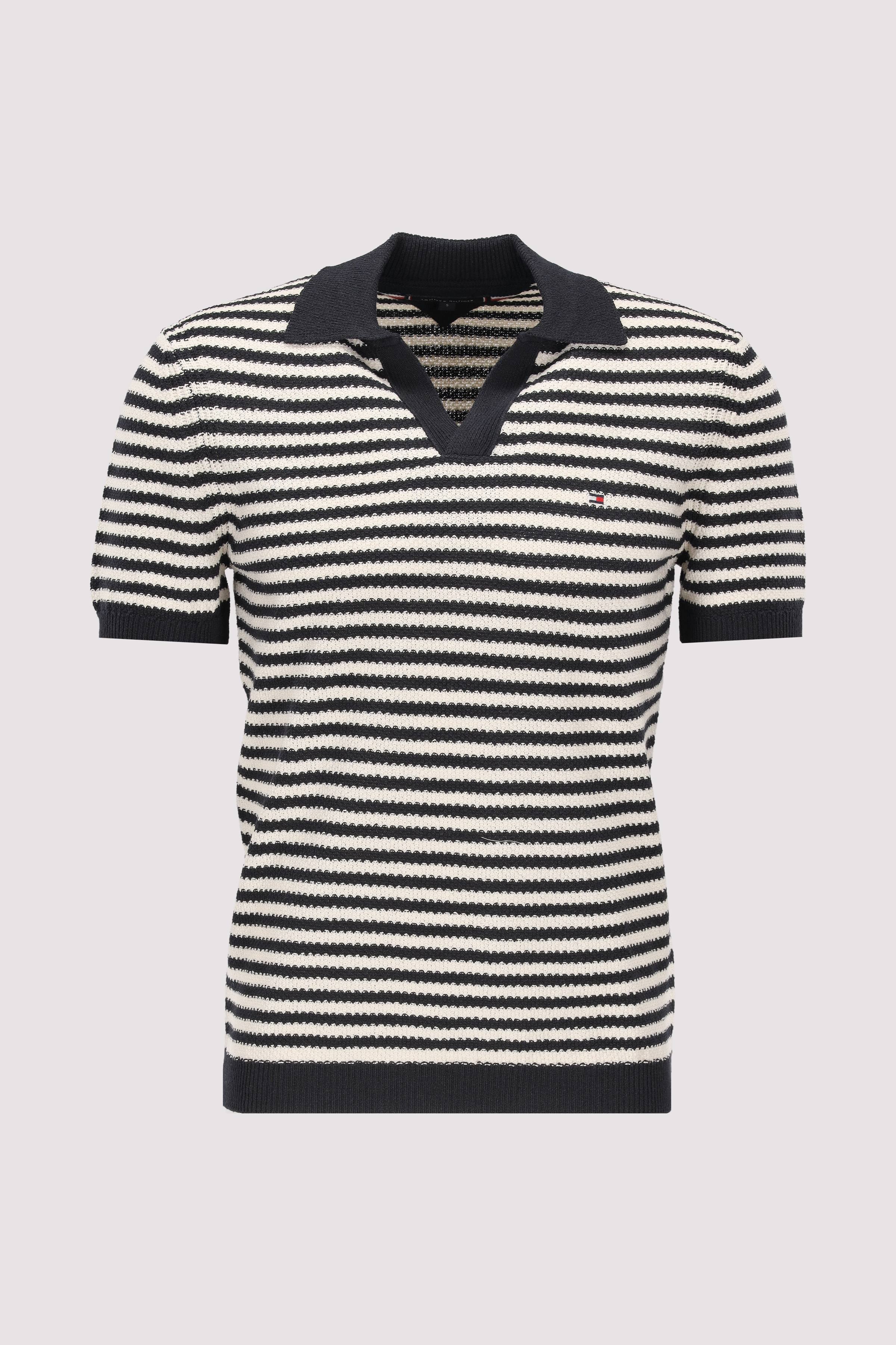 KNITTED TEXTURED POLO