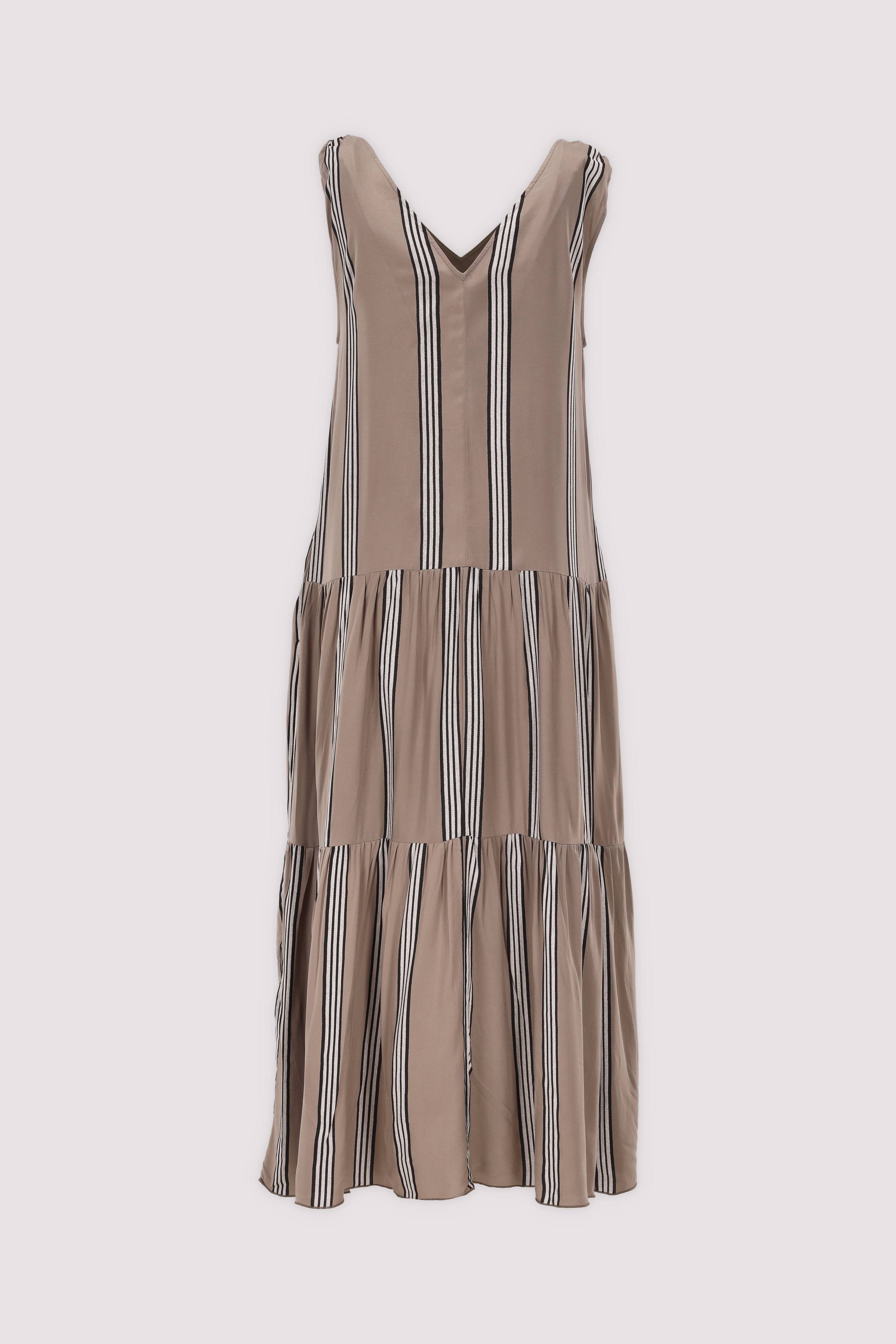 Flowy Maxi Dress Stripes