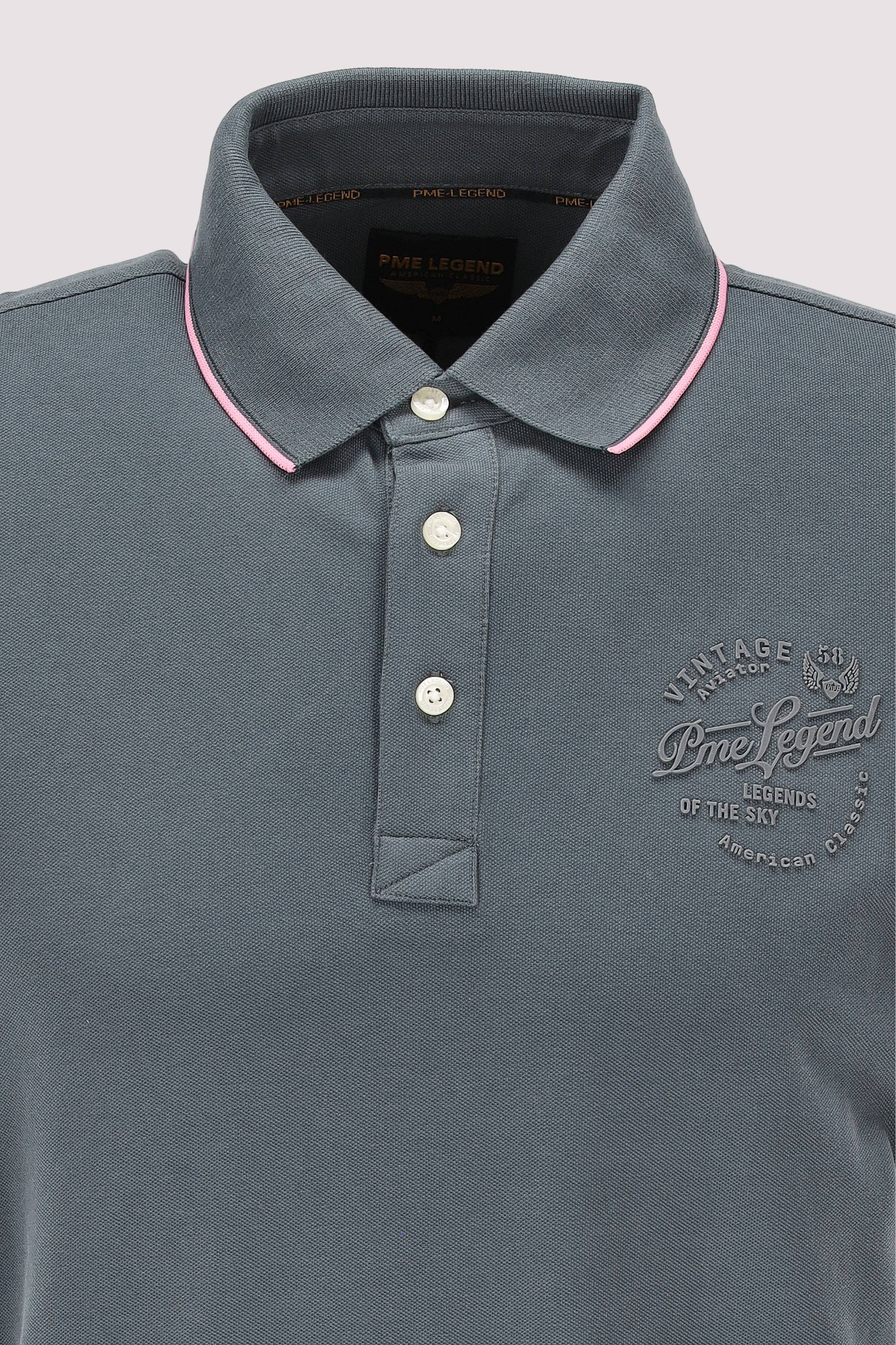 PME Legend - Short sleeve polo stretch piqu PME Legend - Short sleeve polo stretch piqu