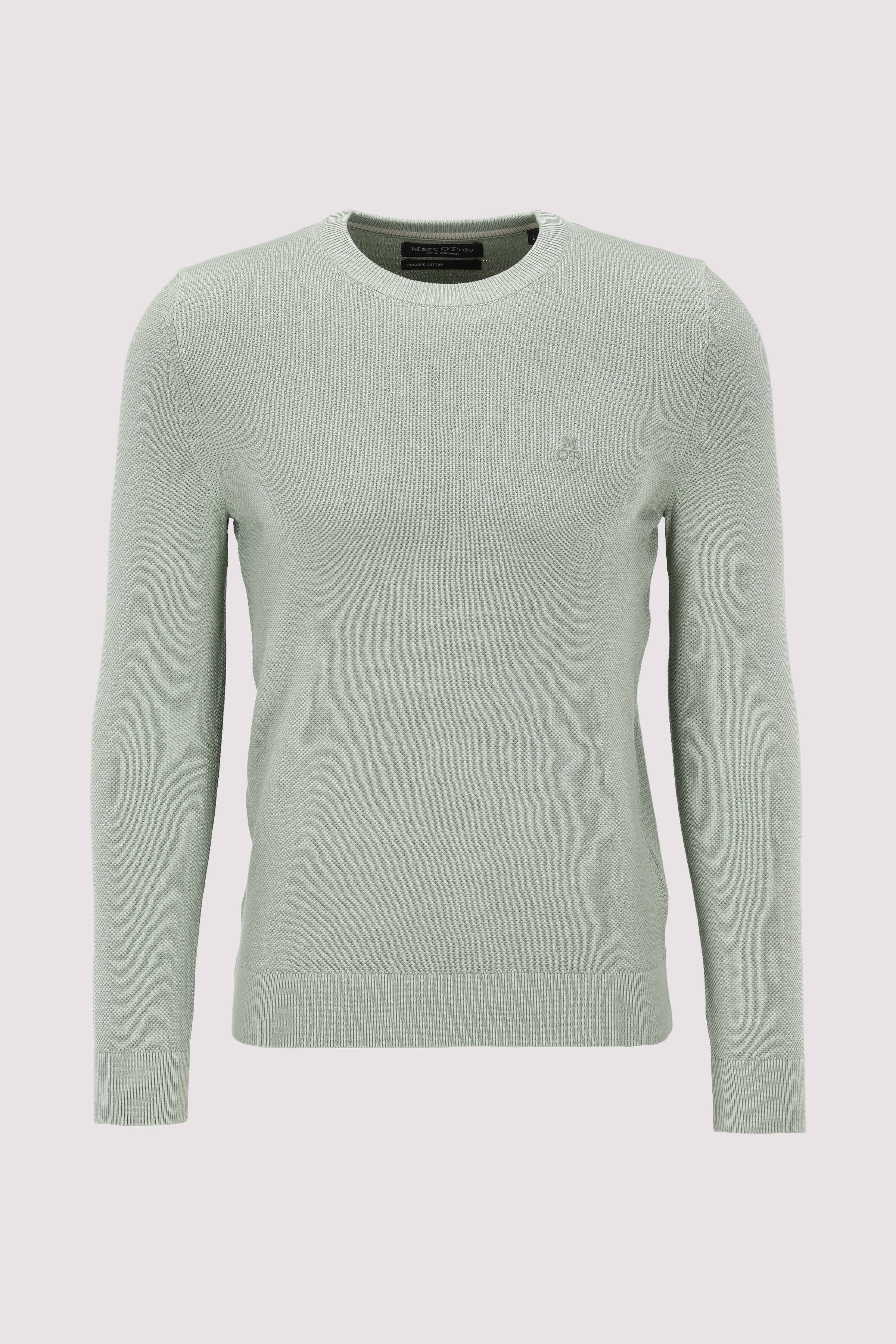 Crewneck, cotton slub, piqué s