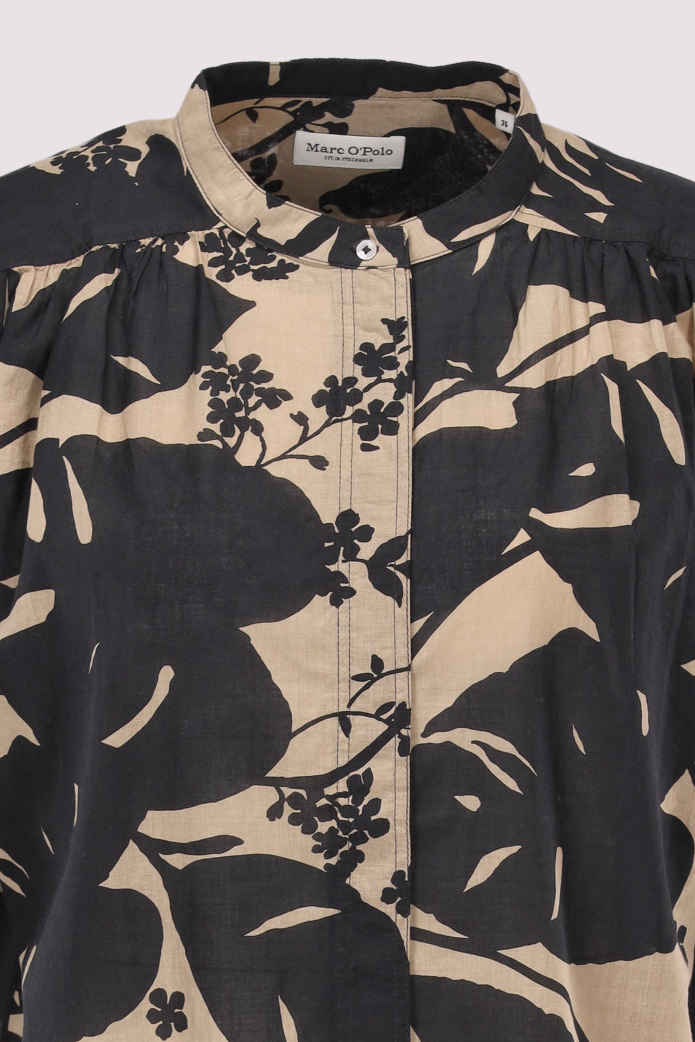Marc O´Polo International - Blouse, feminine fit, stand up