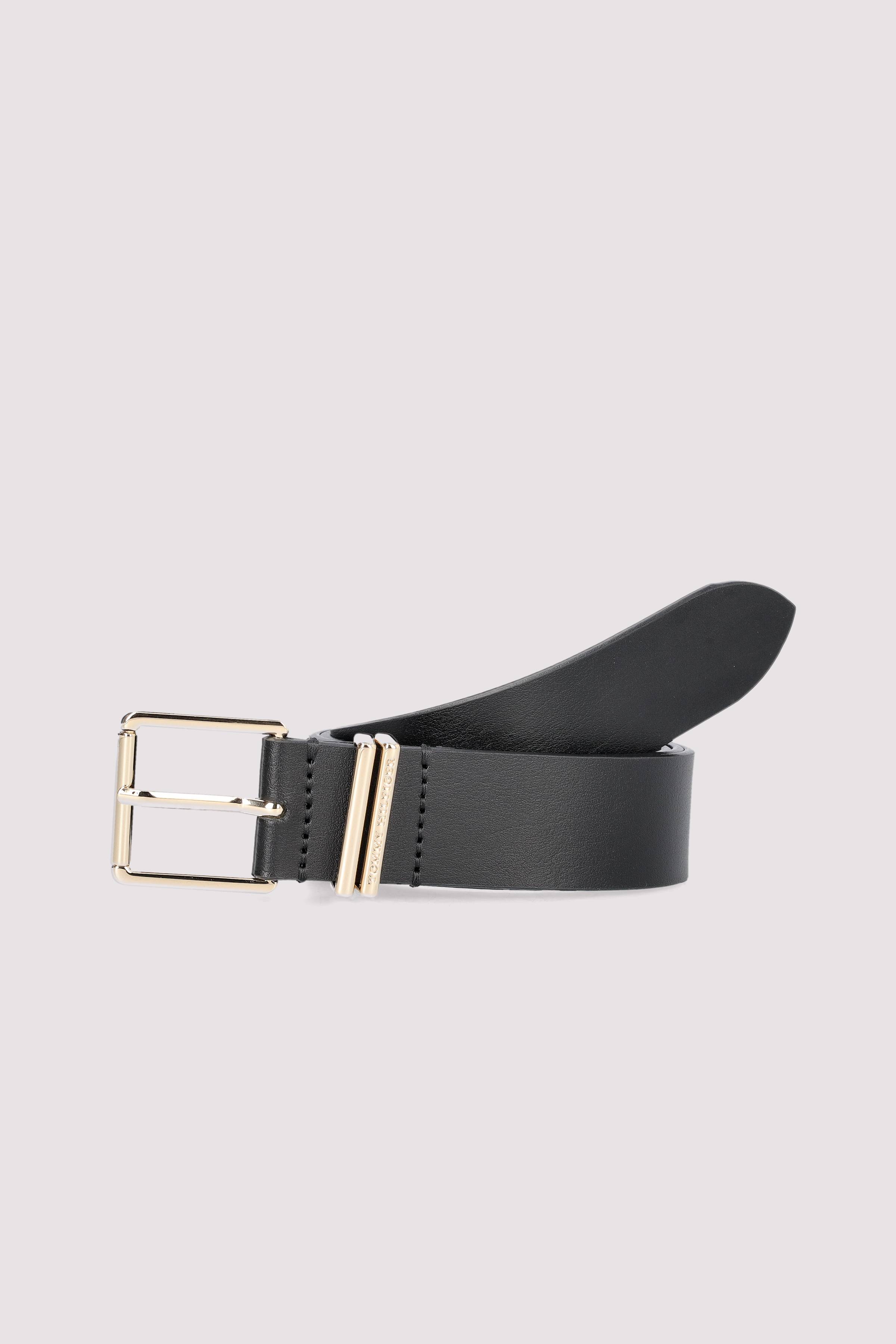Tommy Hilfiger Ledergürtel in Schwarz
