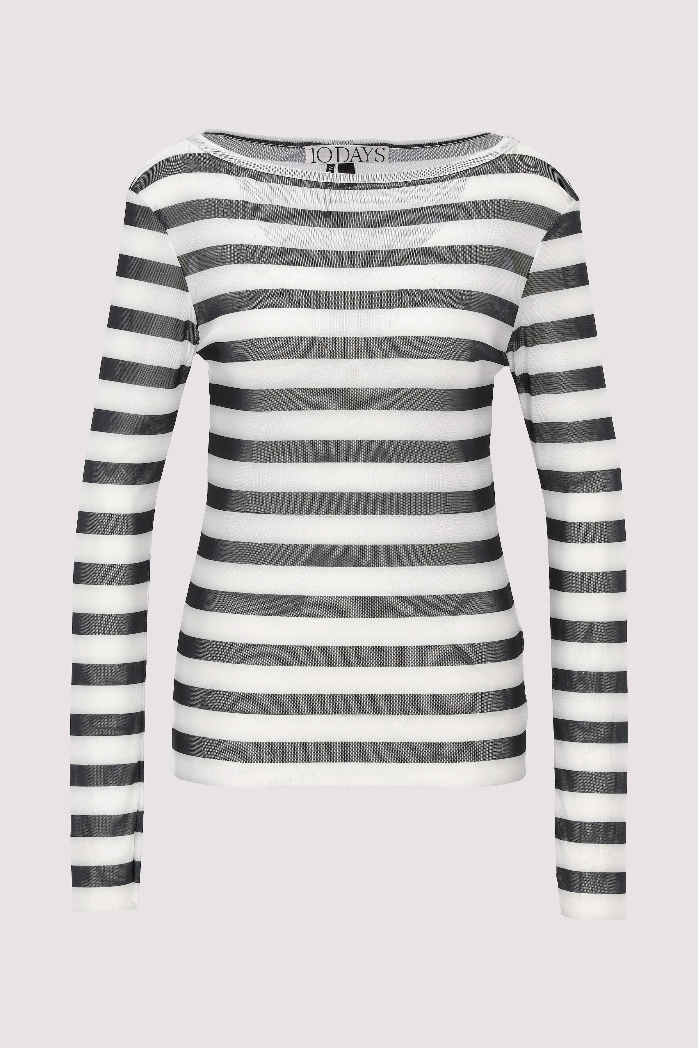 10Days - Mesh Tee Stripe