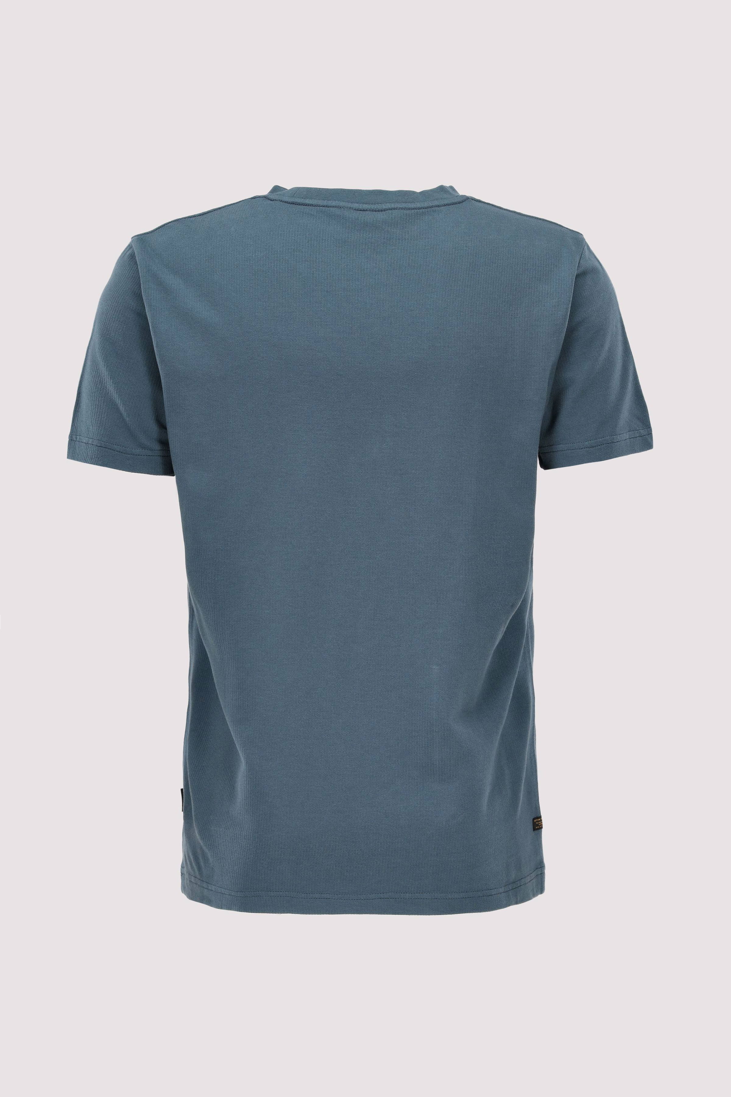 Short sleeve r-neck flat waffl