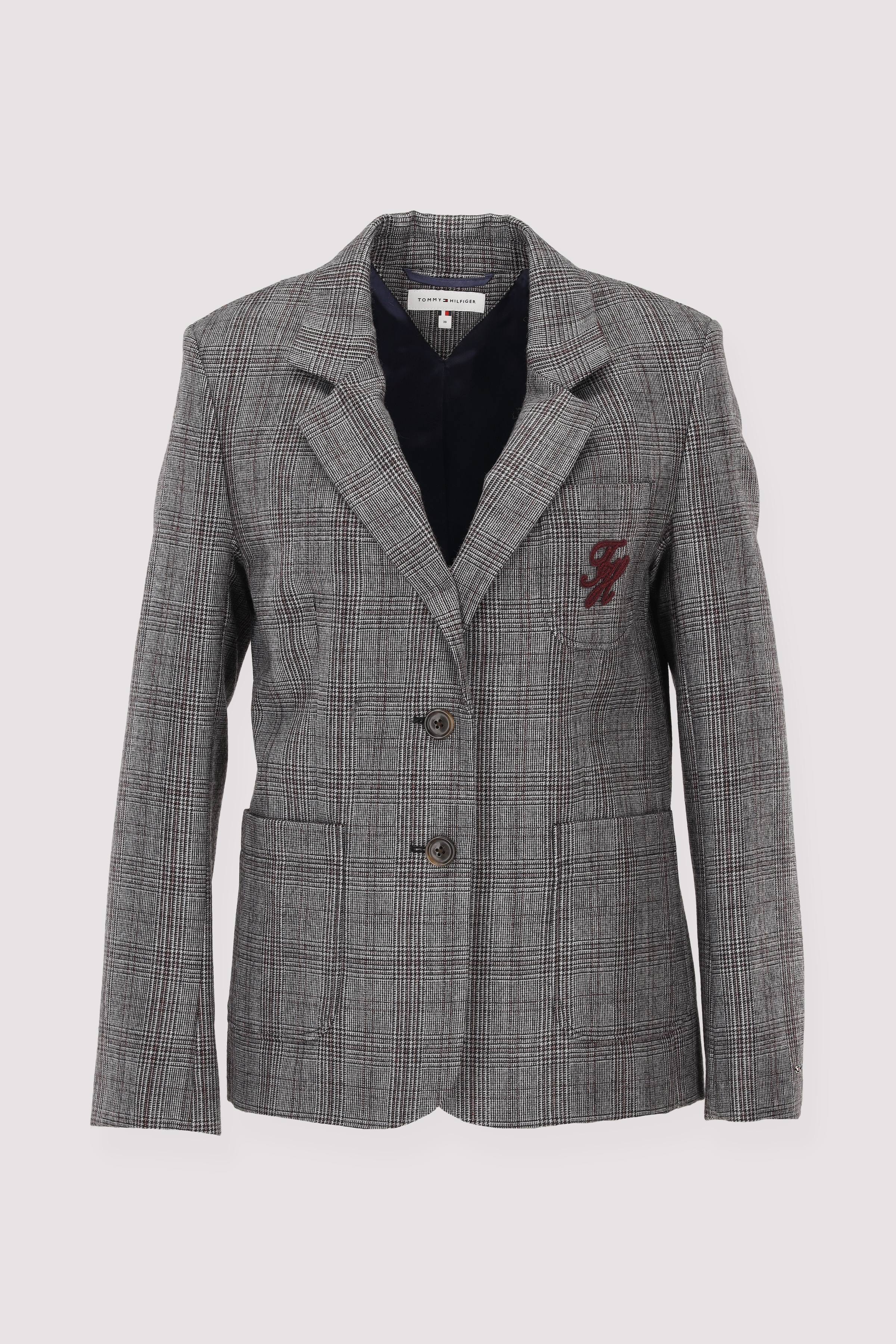 Tommy Hilfiger kurzer Blazer grau