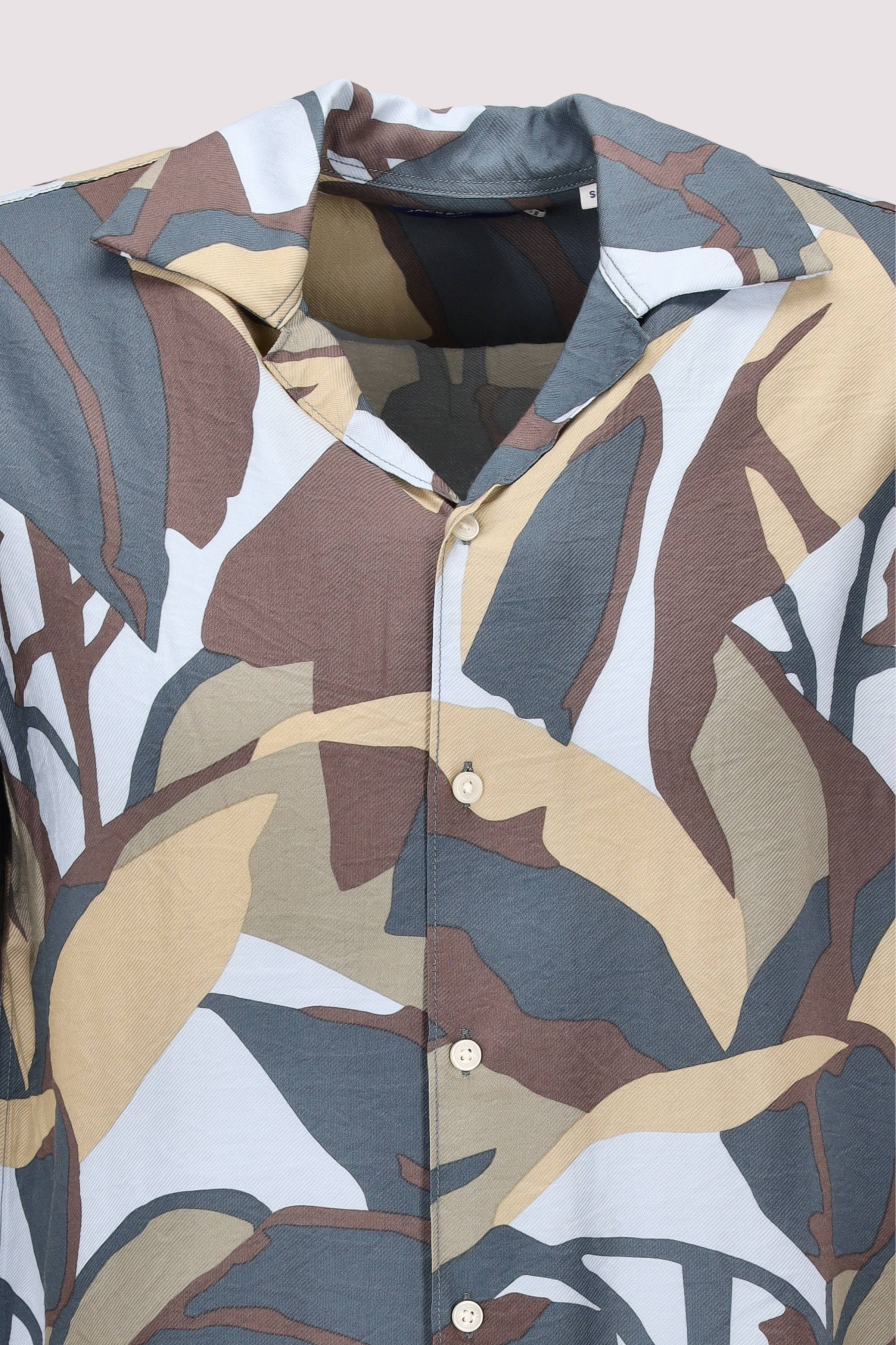 Jack and Jones - JORTAVIRA MARSHALL AOP SHIRT S