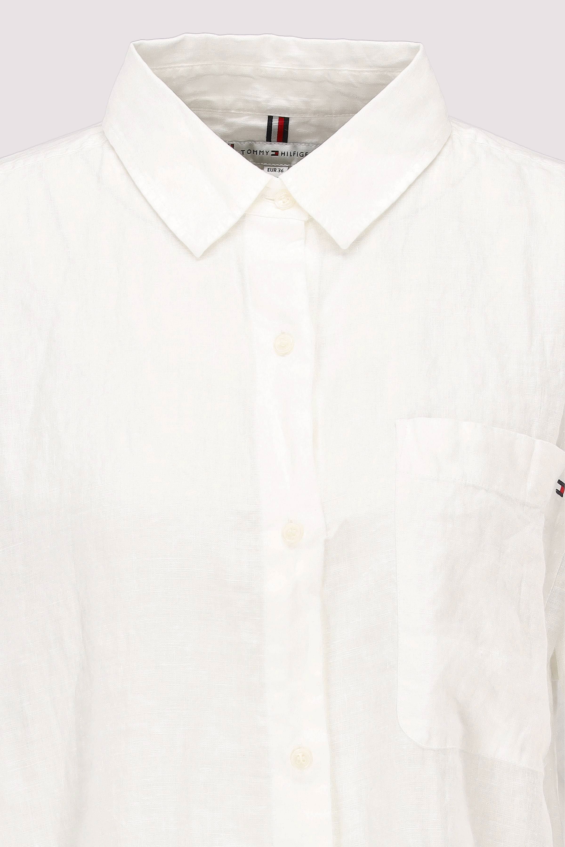 Tommy Hilfiger - ESS LINEN RELAXED S/S SHIRT