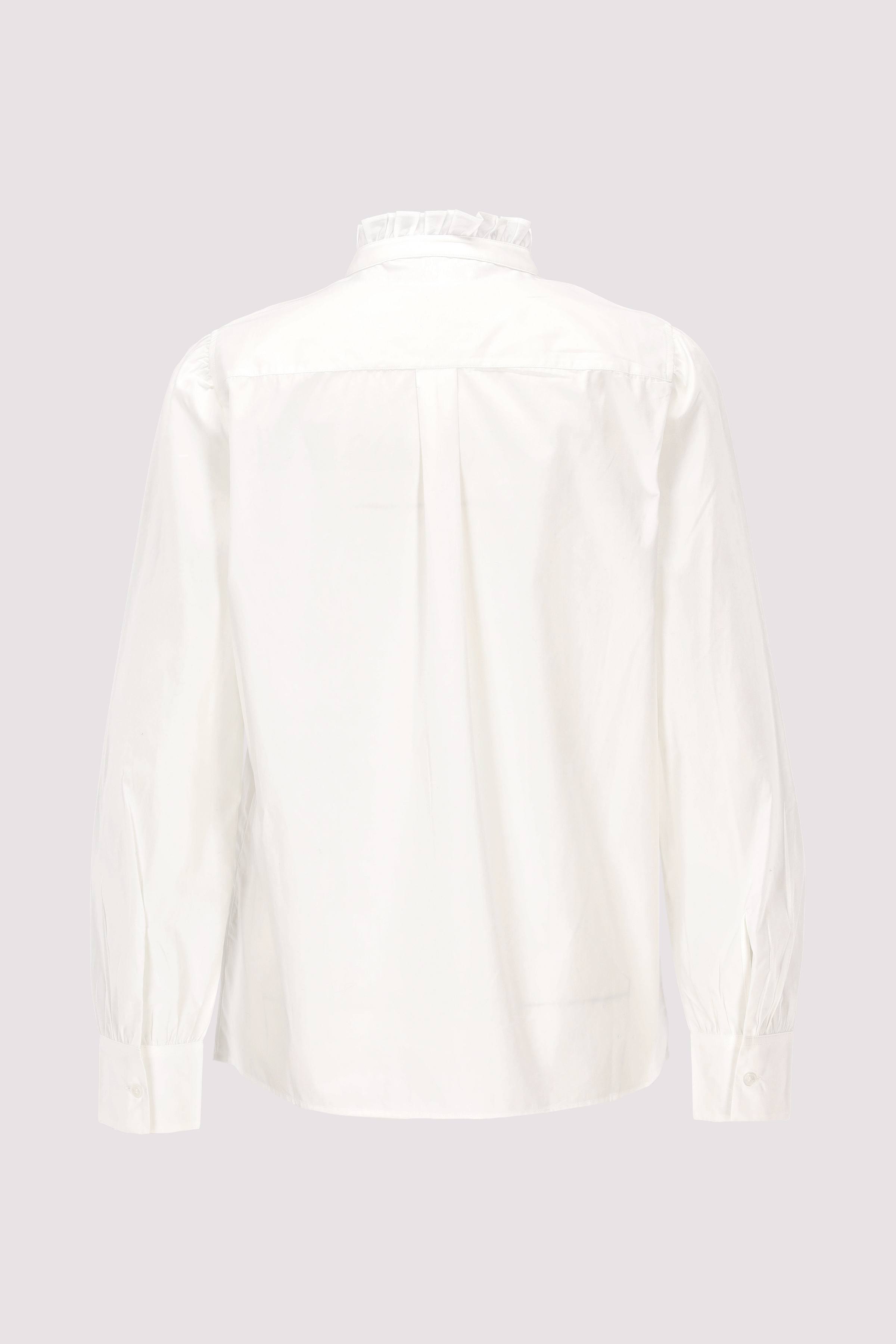 COTTON FRILL RELAXED SHIRT
