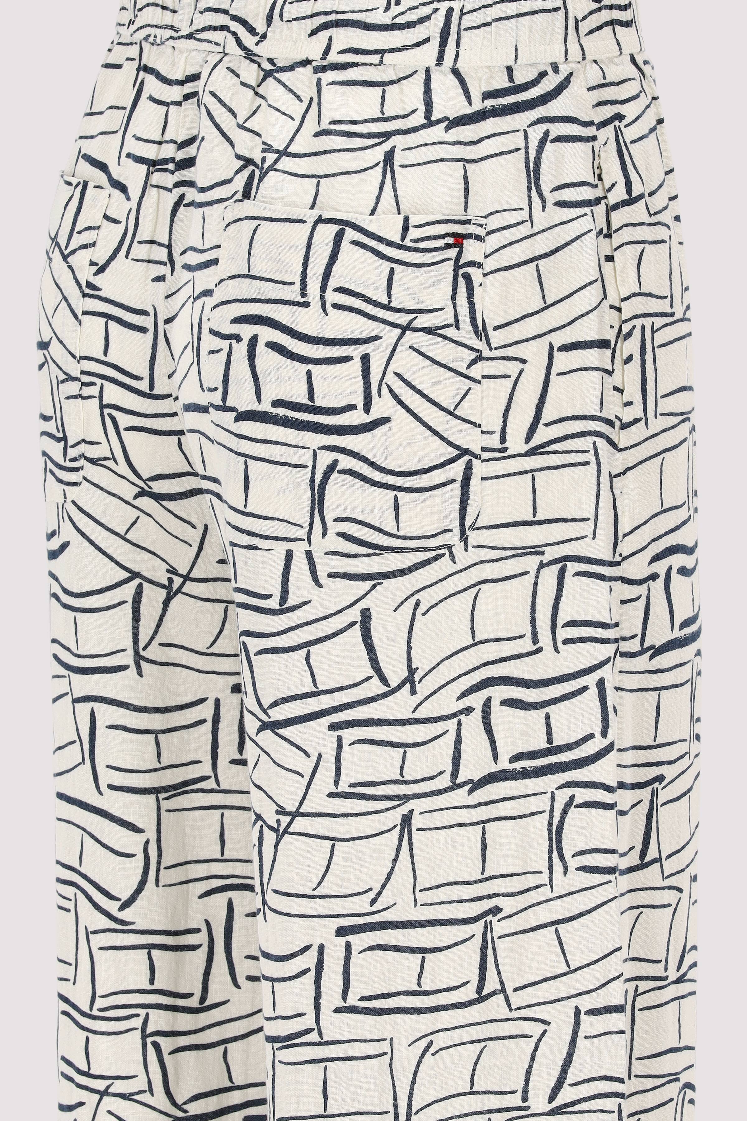 Tommy Hilfiger - Tommy Hilfiger Leinenhose weiß