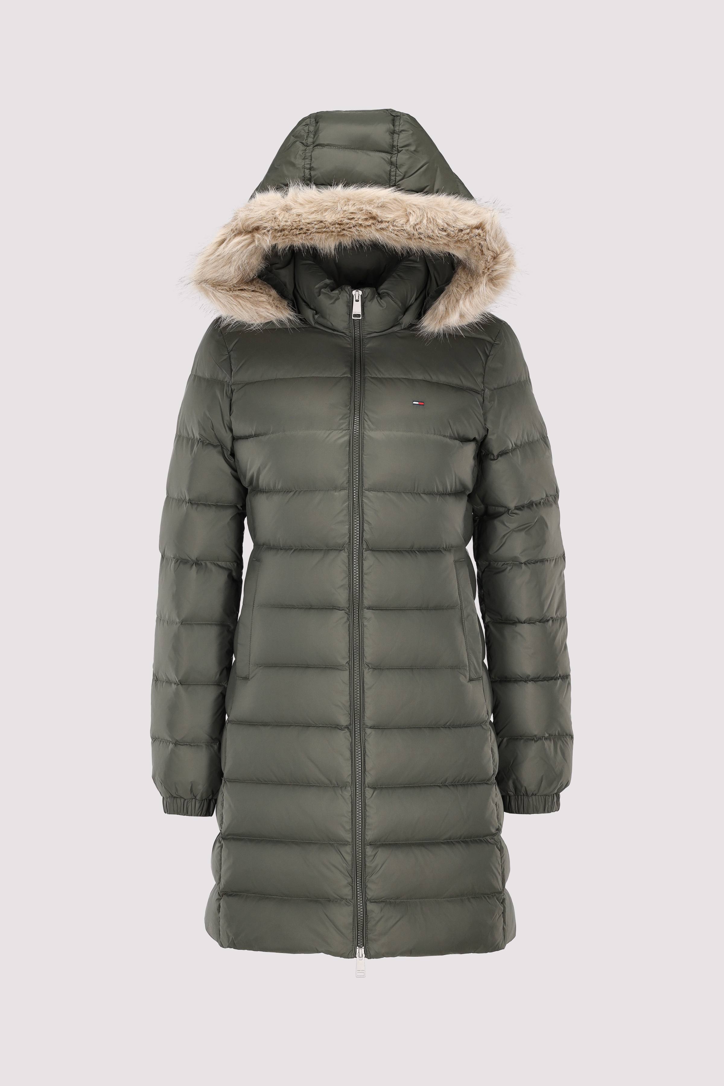 Tommy Jeans - TJW ESSENTIAL HOODED DOWN COAT