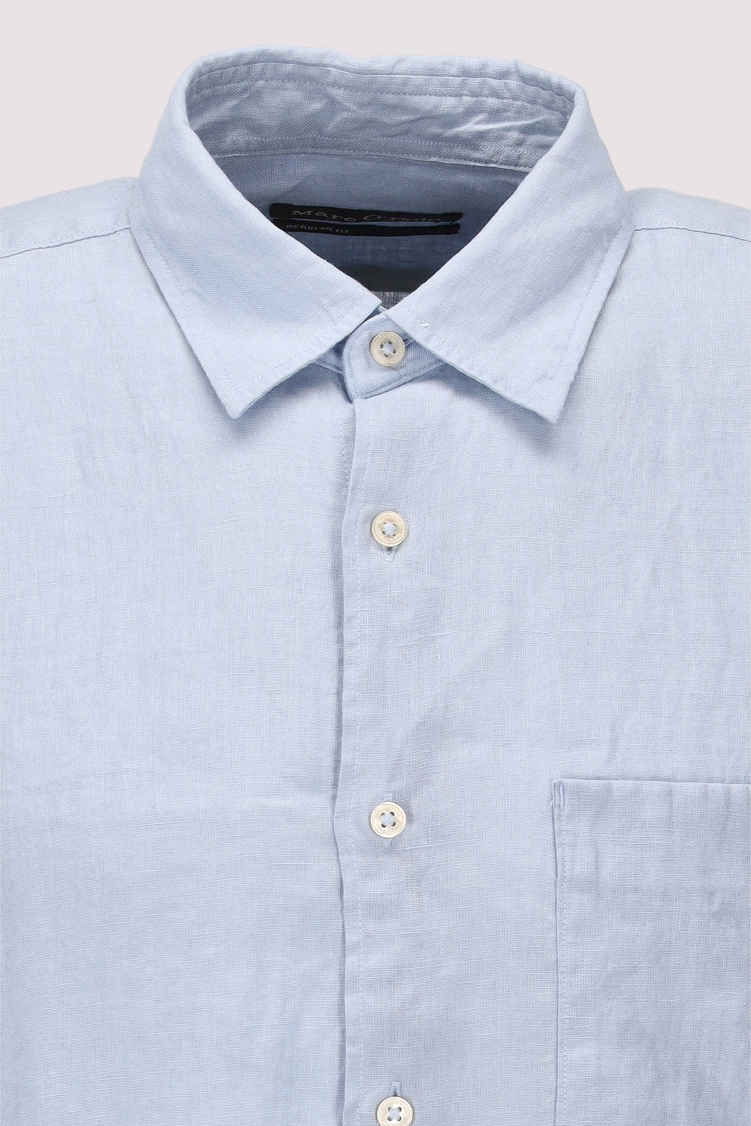 Marc O Polo Casual - Marc O'Polo Leinenhemd dusted blue