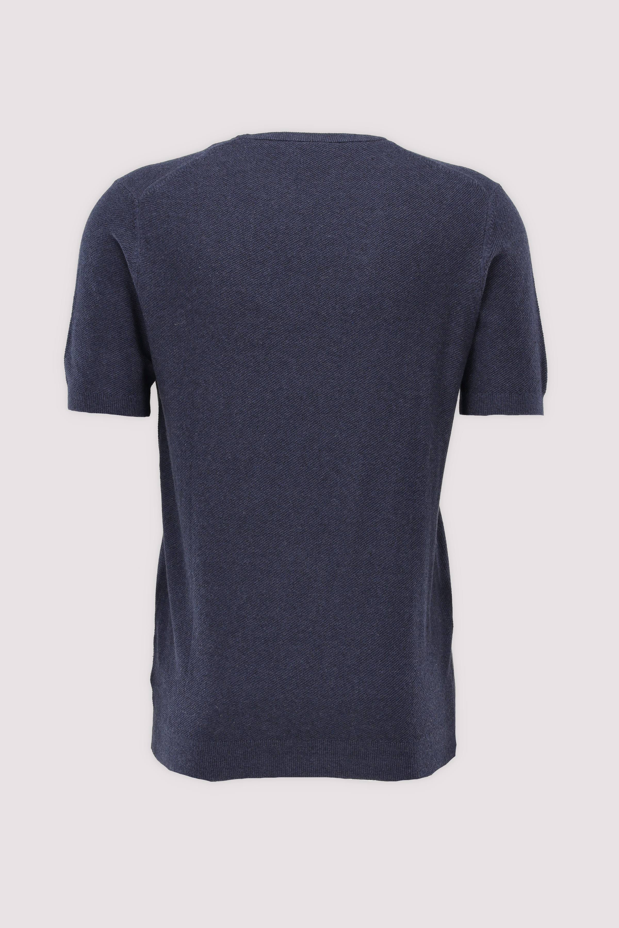 Kurzarm-T-Shirt Oxford navy melange
