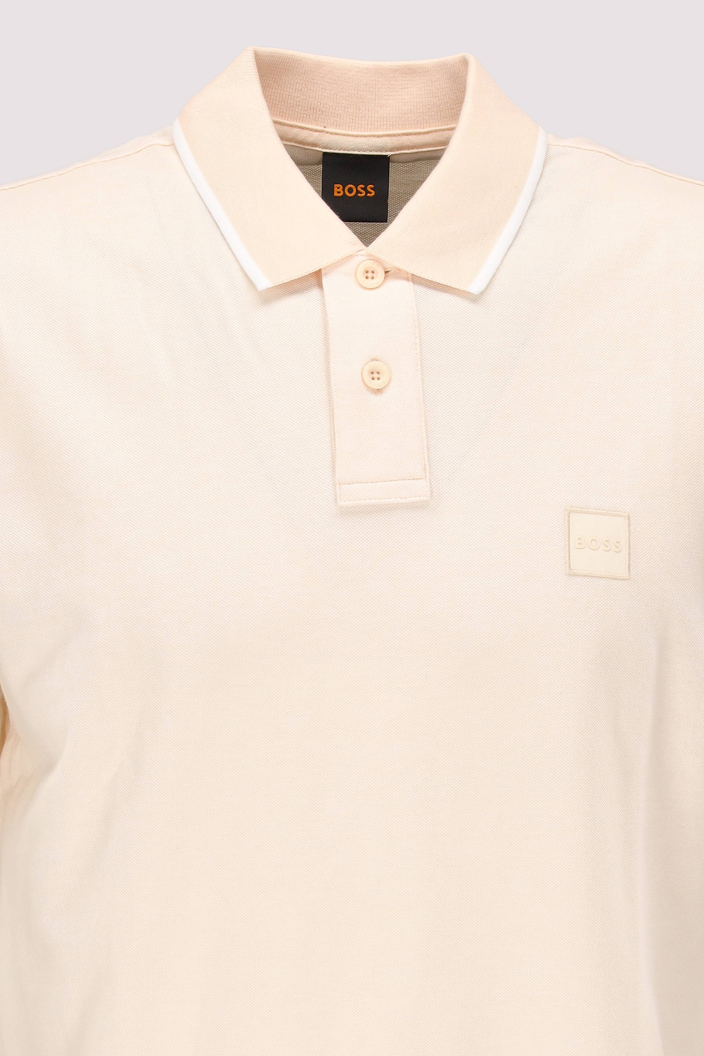 BOSS - BOSS Poloshirt Pastellorange Komfort