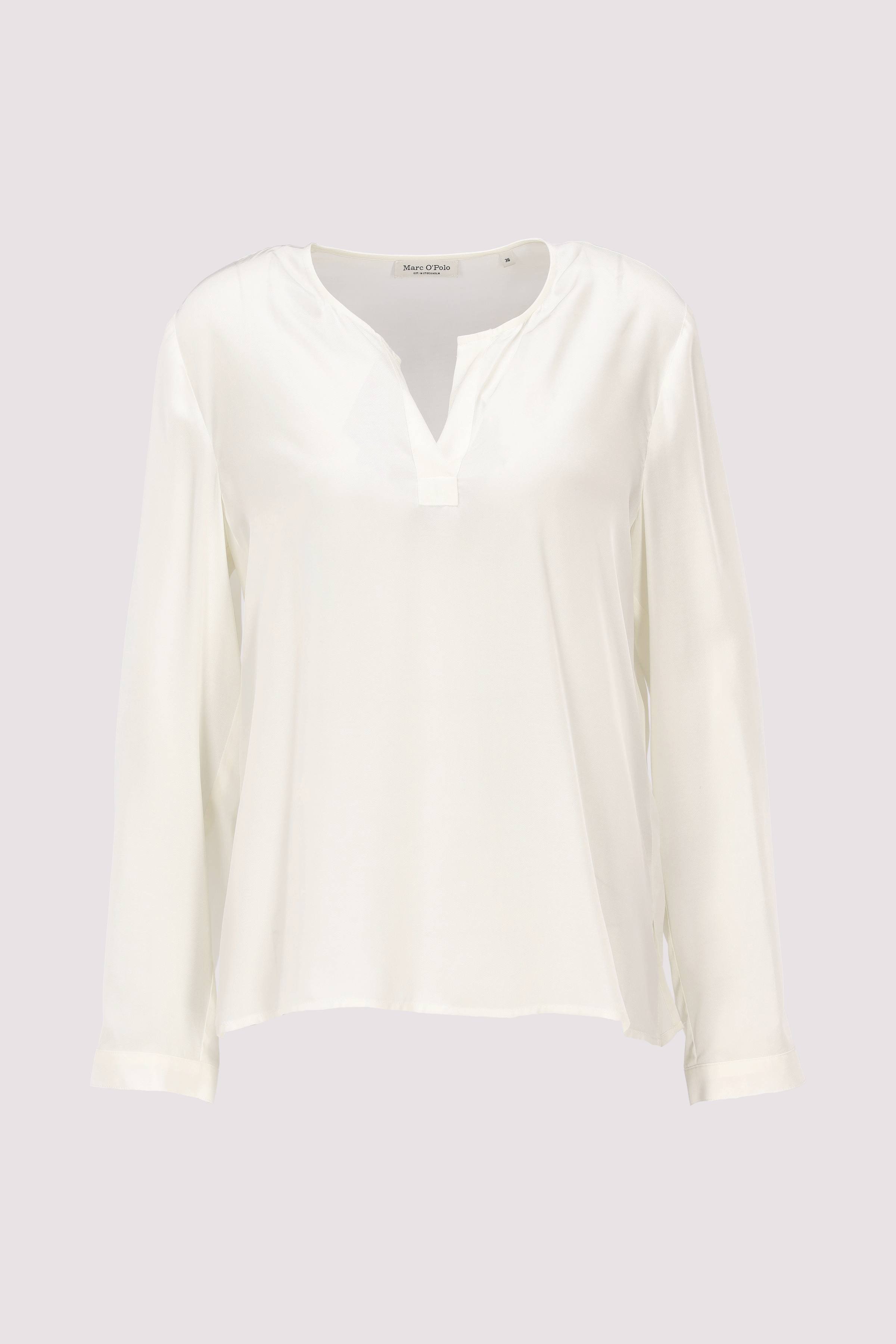 Blouse, straight fit, long sle