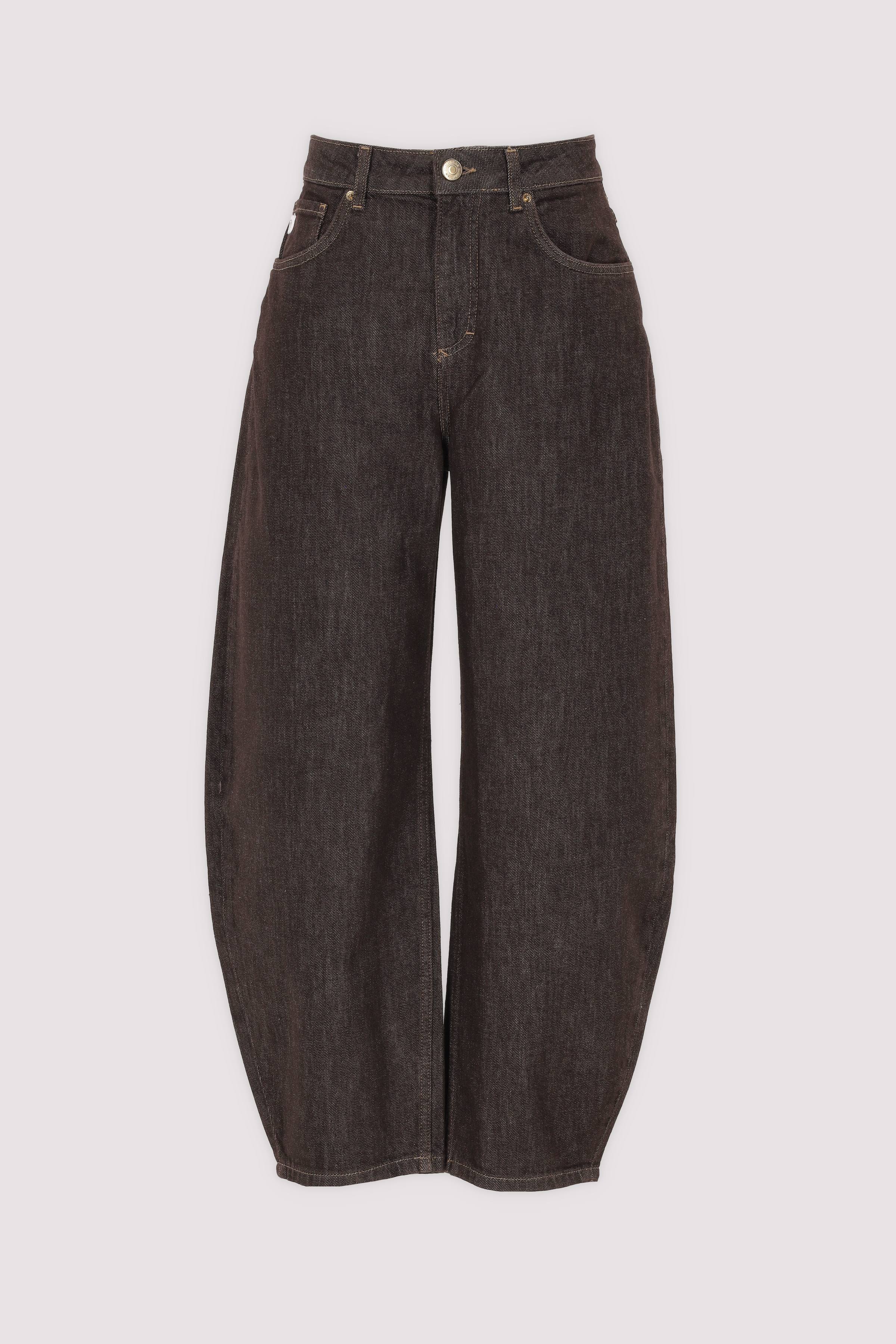 GoldGarn O-Shape-Jeans braun Komfort