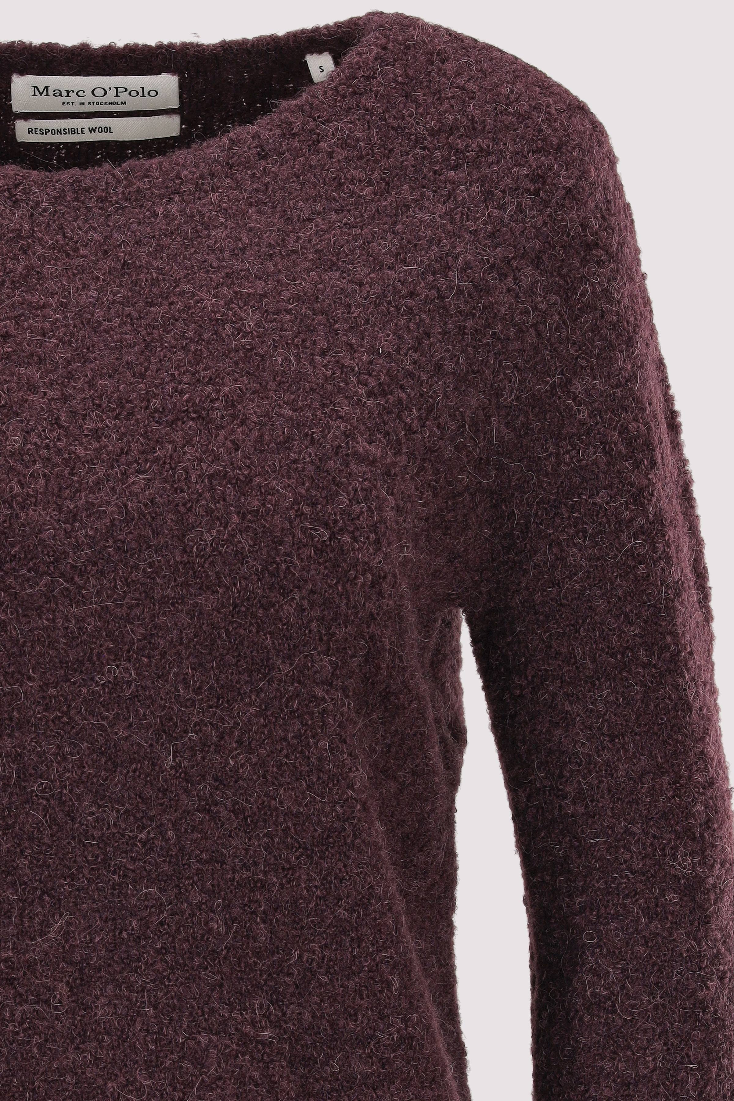 Marc O Polo Casual - Marc O'Polo Rundhalspullover Pflaume