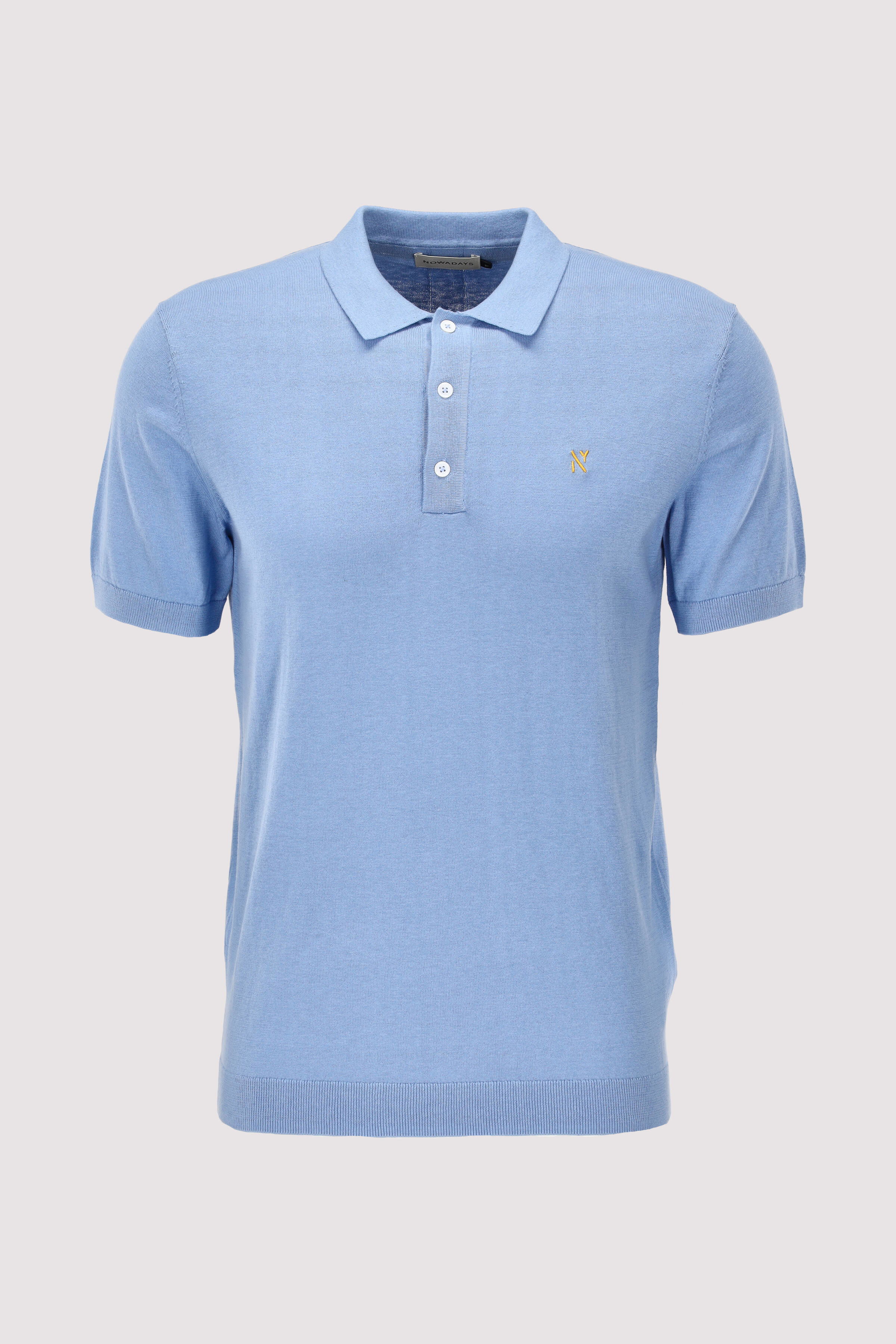 NOWADAYS - knitted silk polo