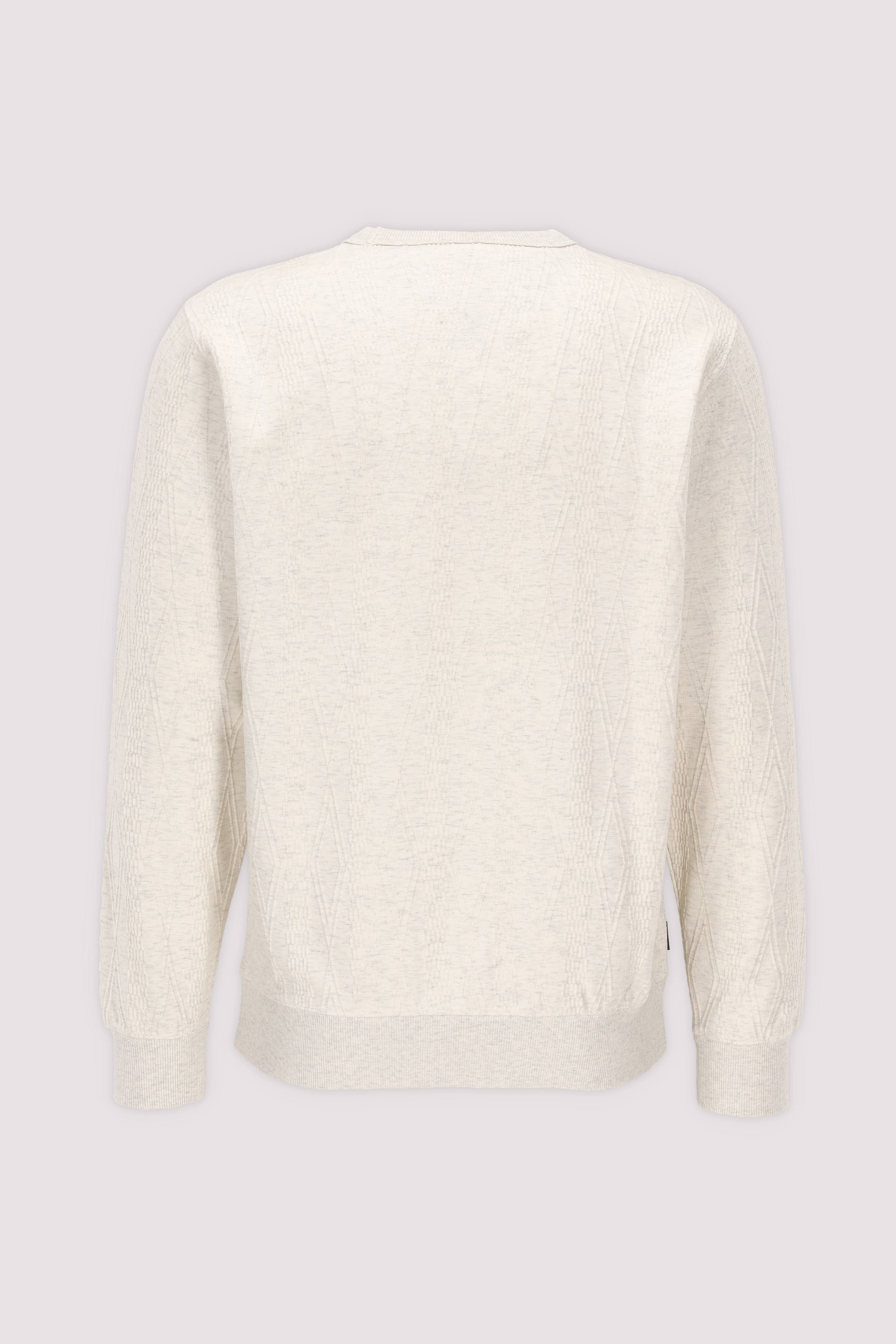 Crewneck jacquard sweat