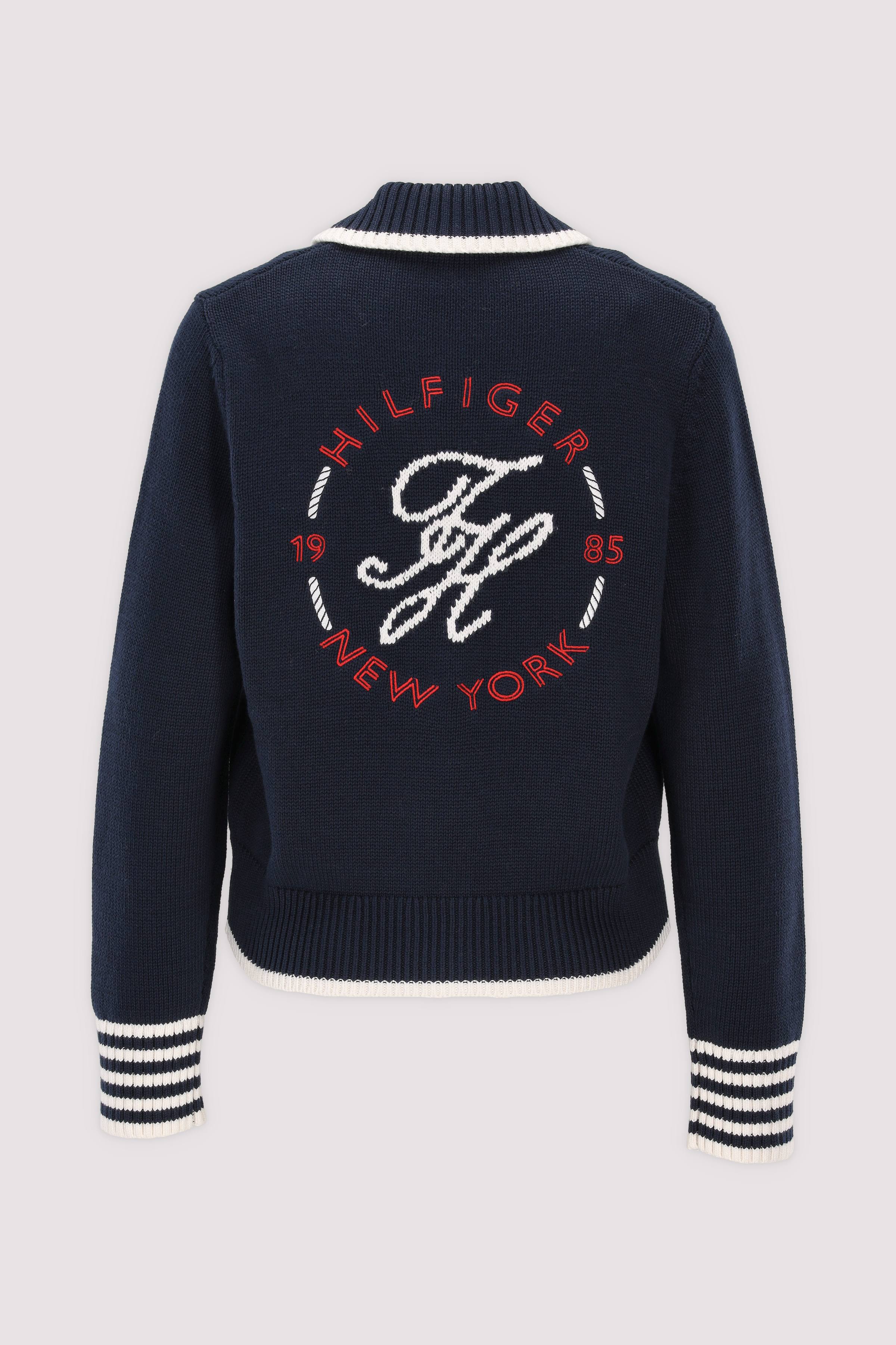 Tommy Hilfiger Strickjacke Blau
