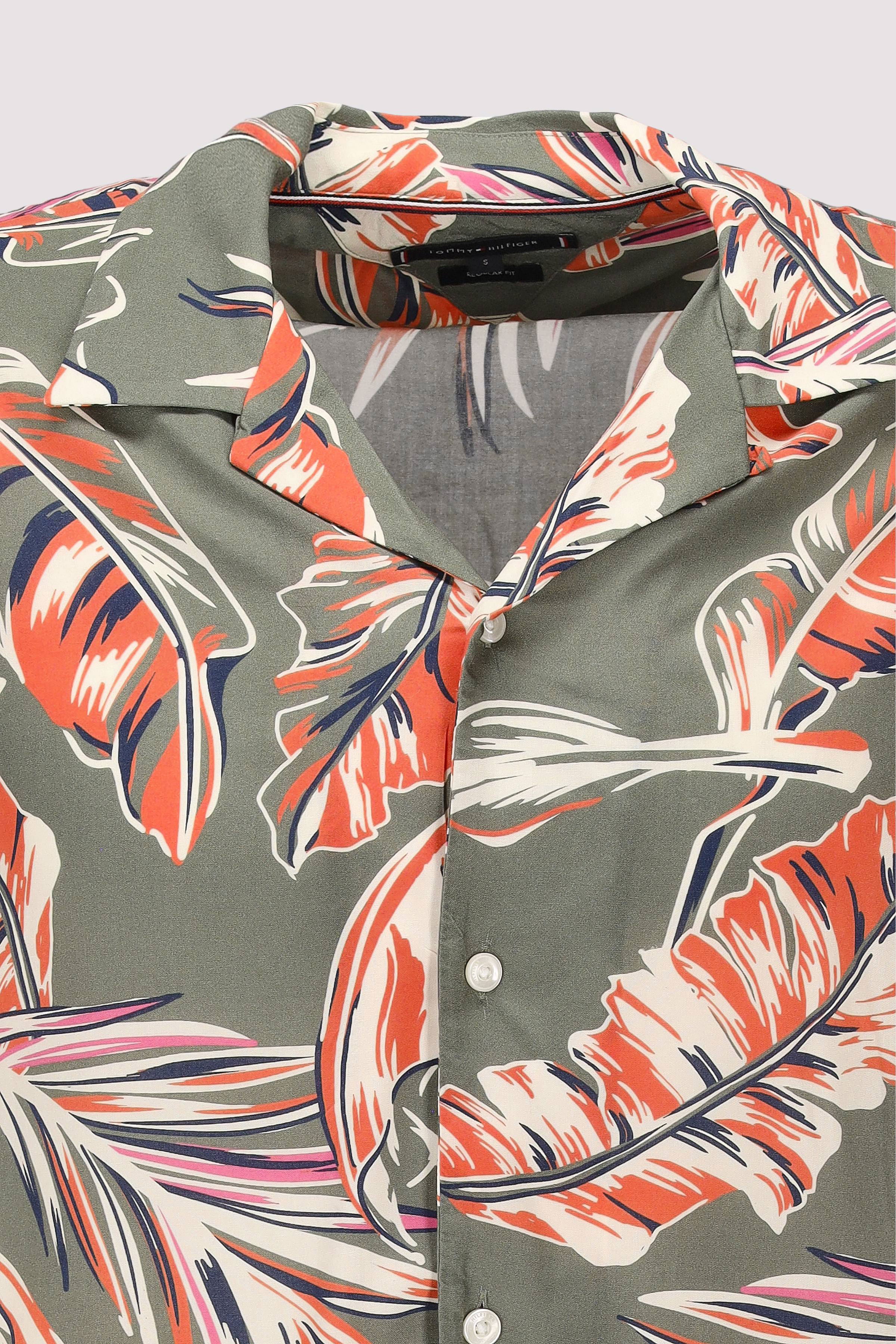 Tommy Hilfiger - LIGHTWEIGHT LEAF AOP SS SHIRT Tommy Hilfiger - LIGHTWEIGHT LEAF AOP SS SHIRT