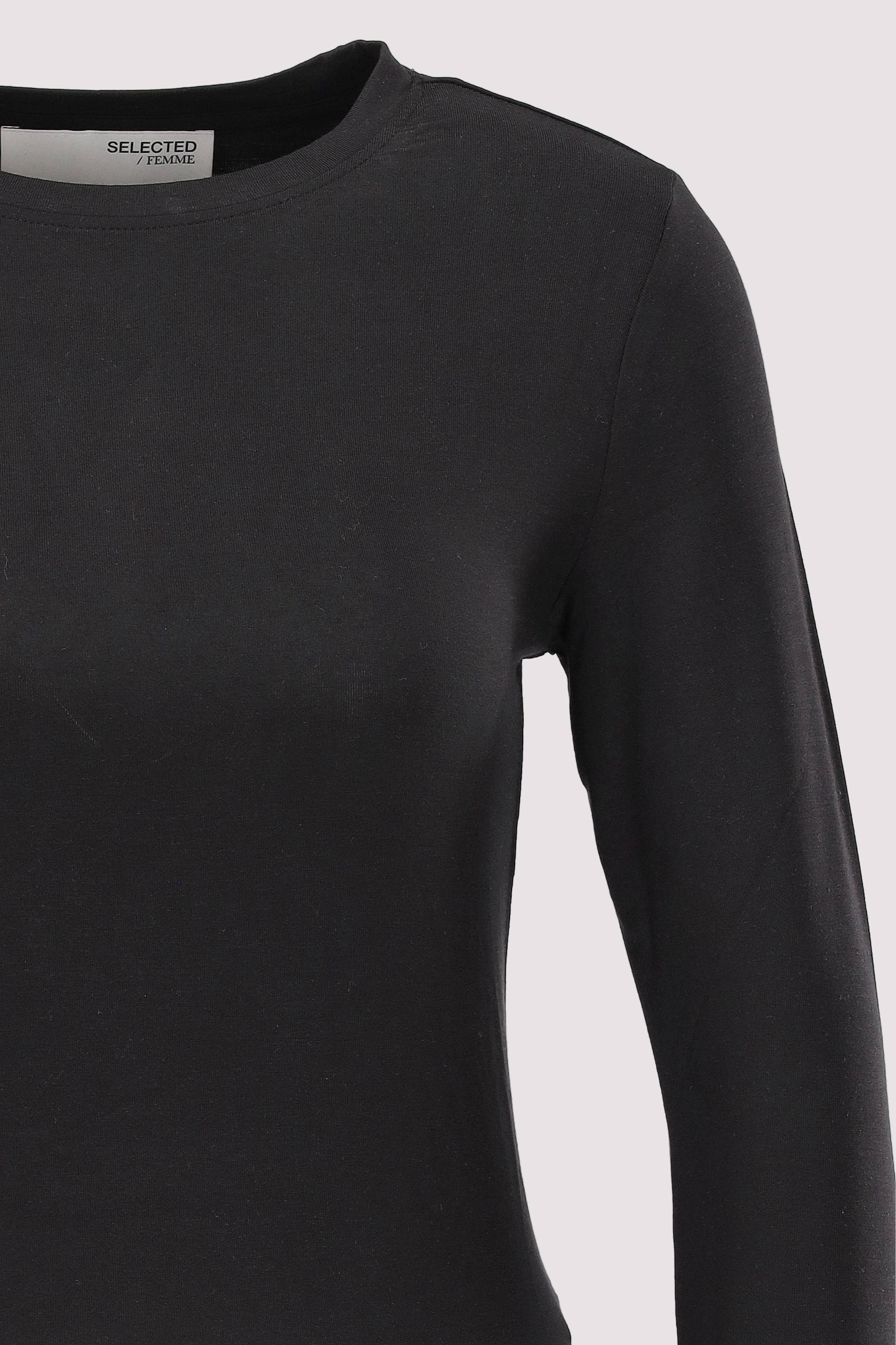 Selected - SLFMANJA LS O-NECK NOOS