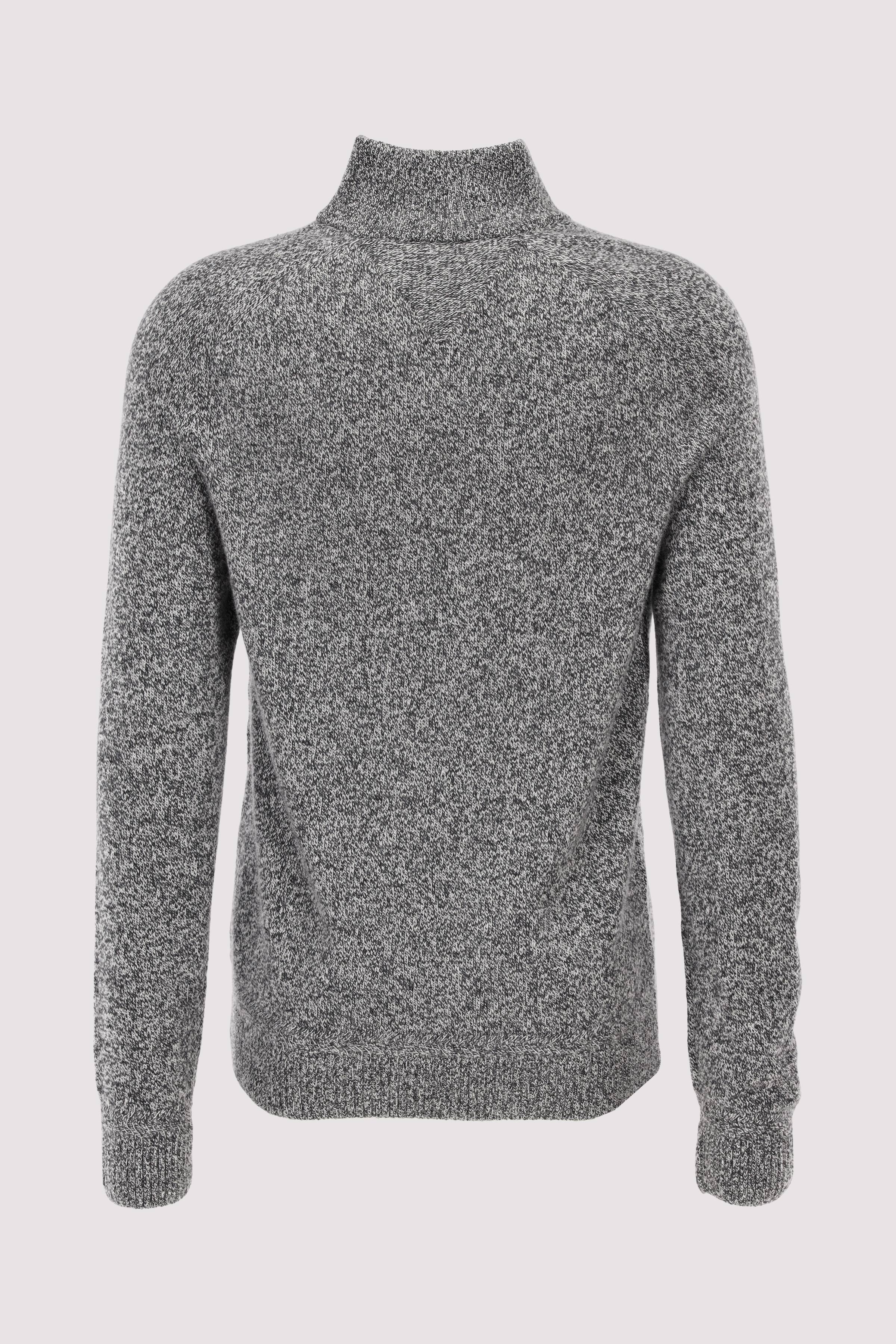 DC MOULINE BUTTON MOCK SWEATER