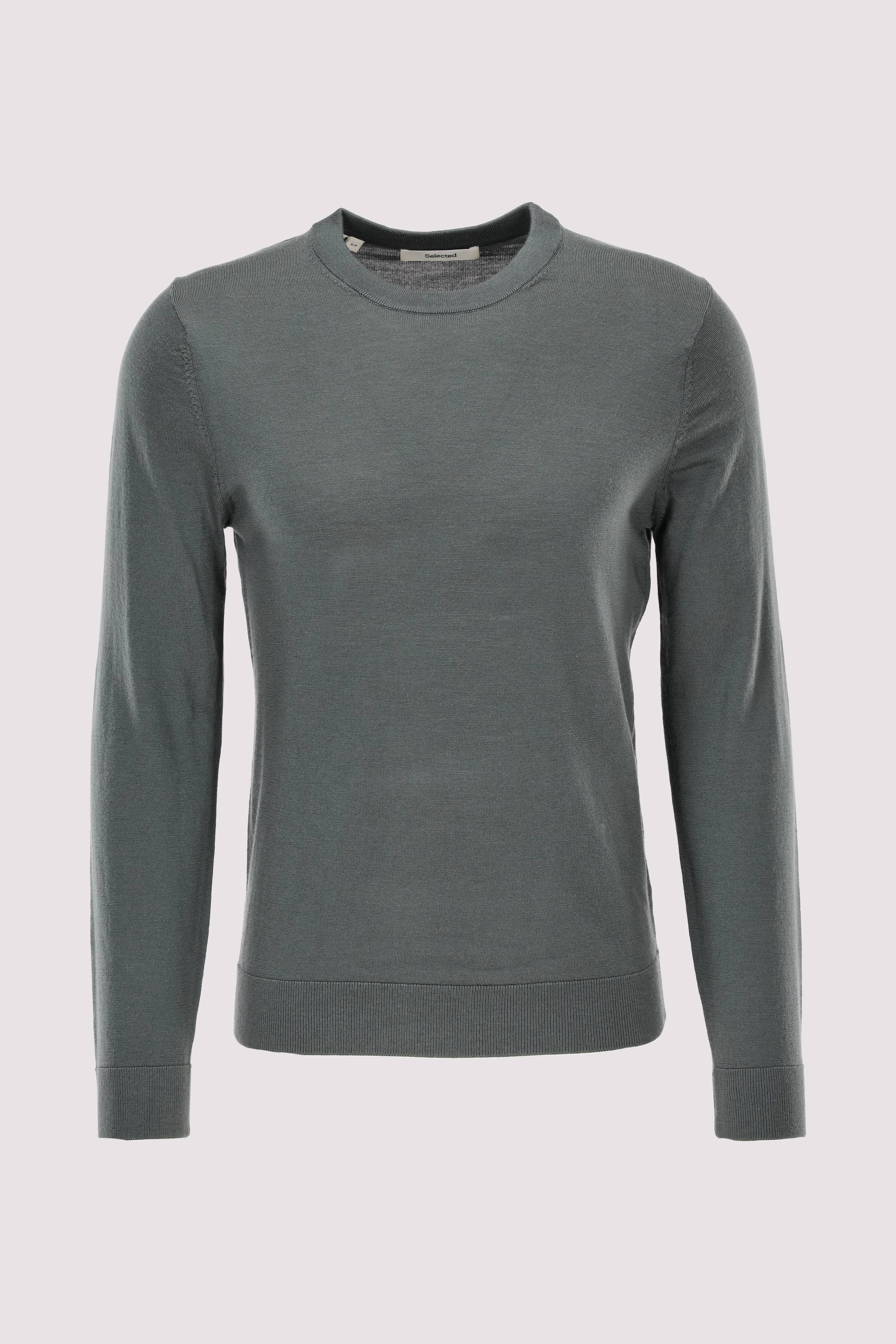 SLHTRAY LS KNIT MERINO CREW NE