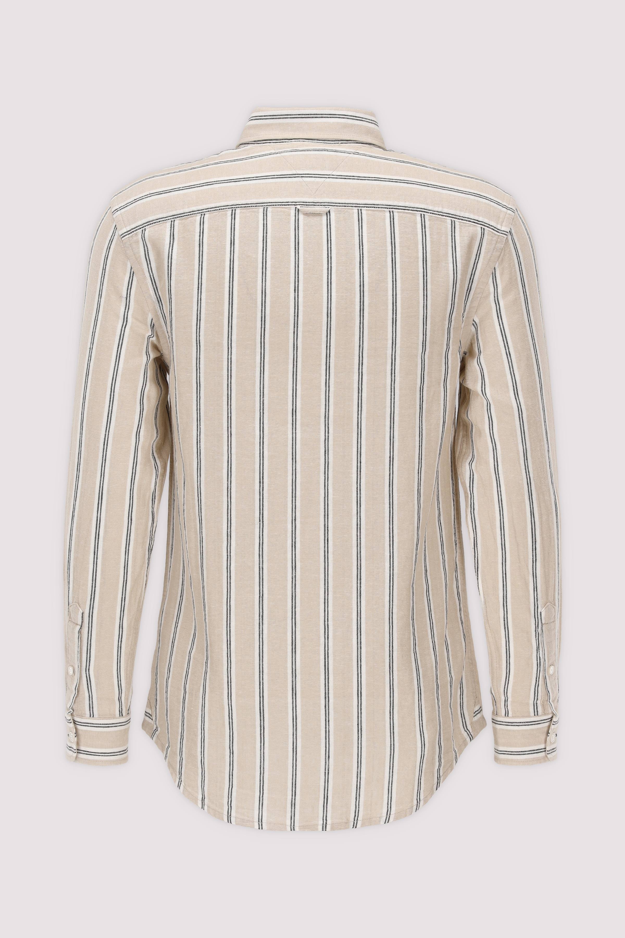 Tommy Hilfiger Leinenhemd in beige