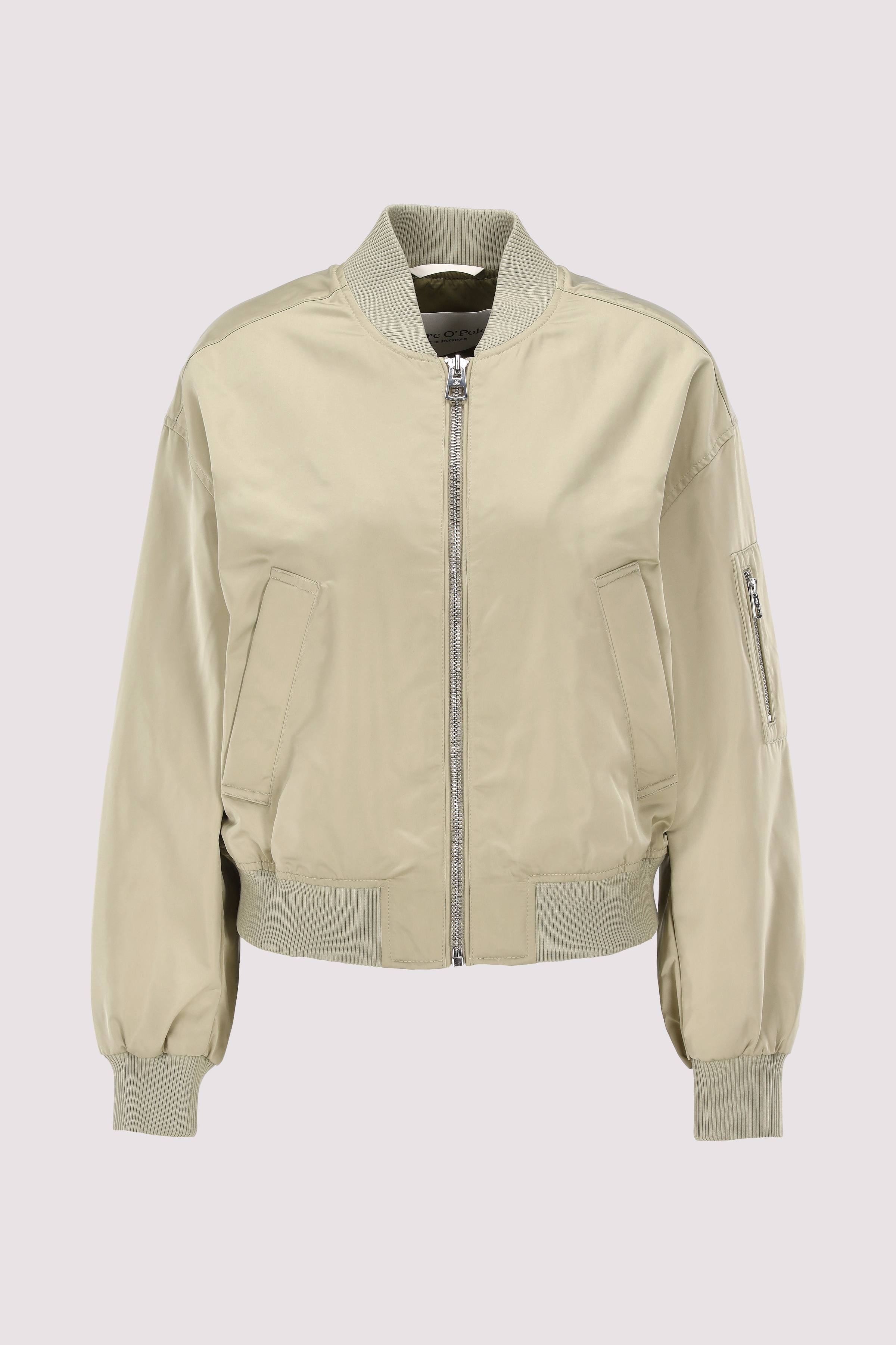 Blouson, knitted collar and he | Steamed sage | 38 | 7325868522628