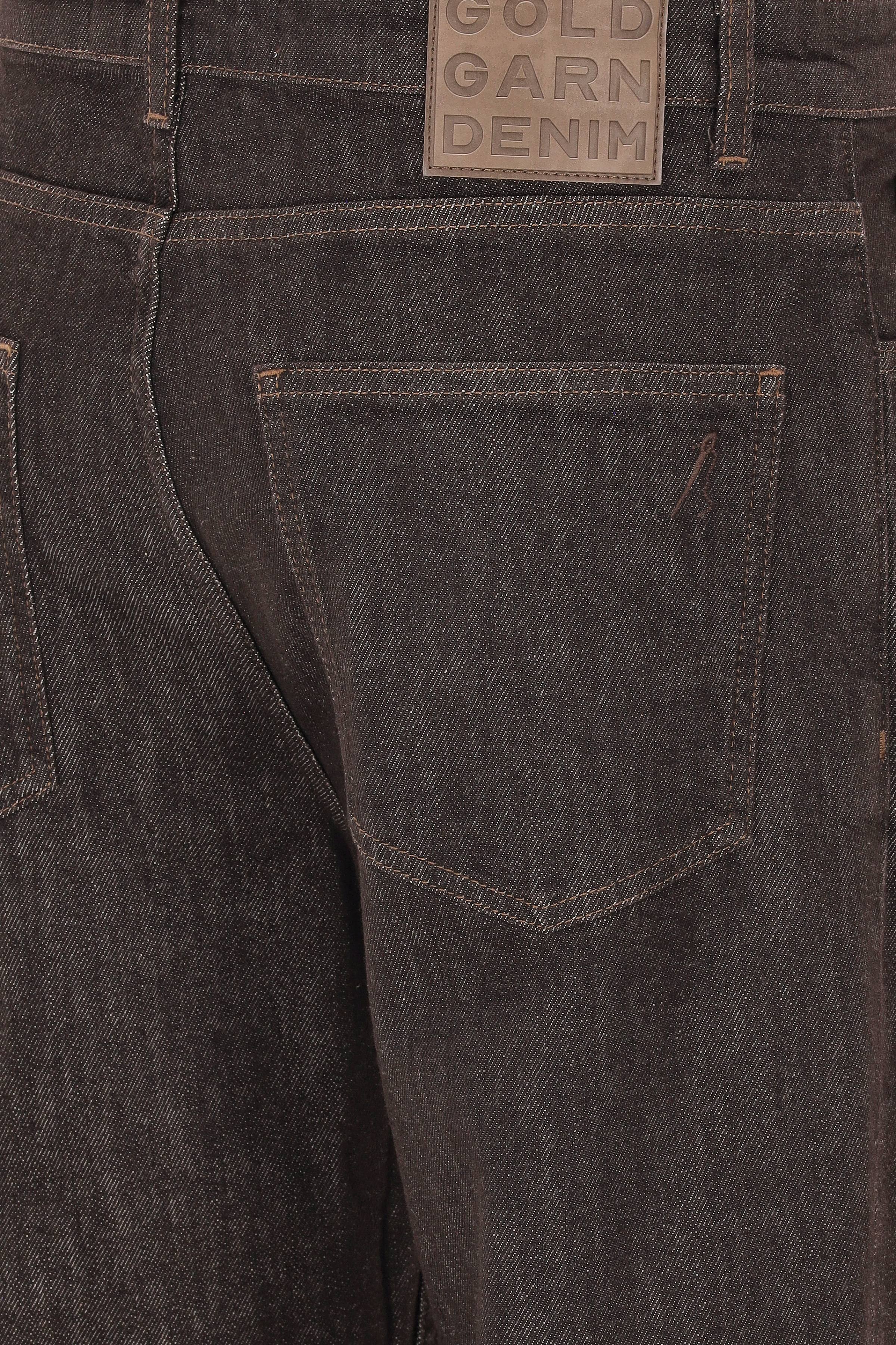 GoldGarn - Goldgarn Herrenjeans Denim braun