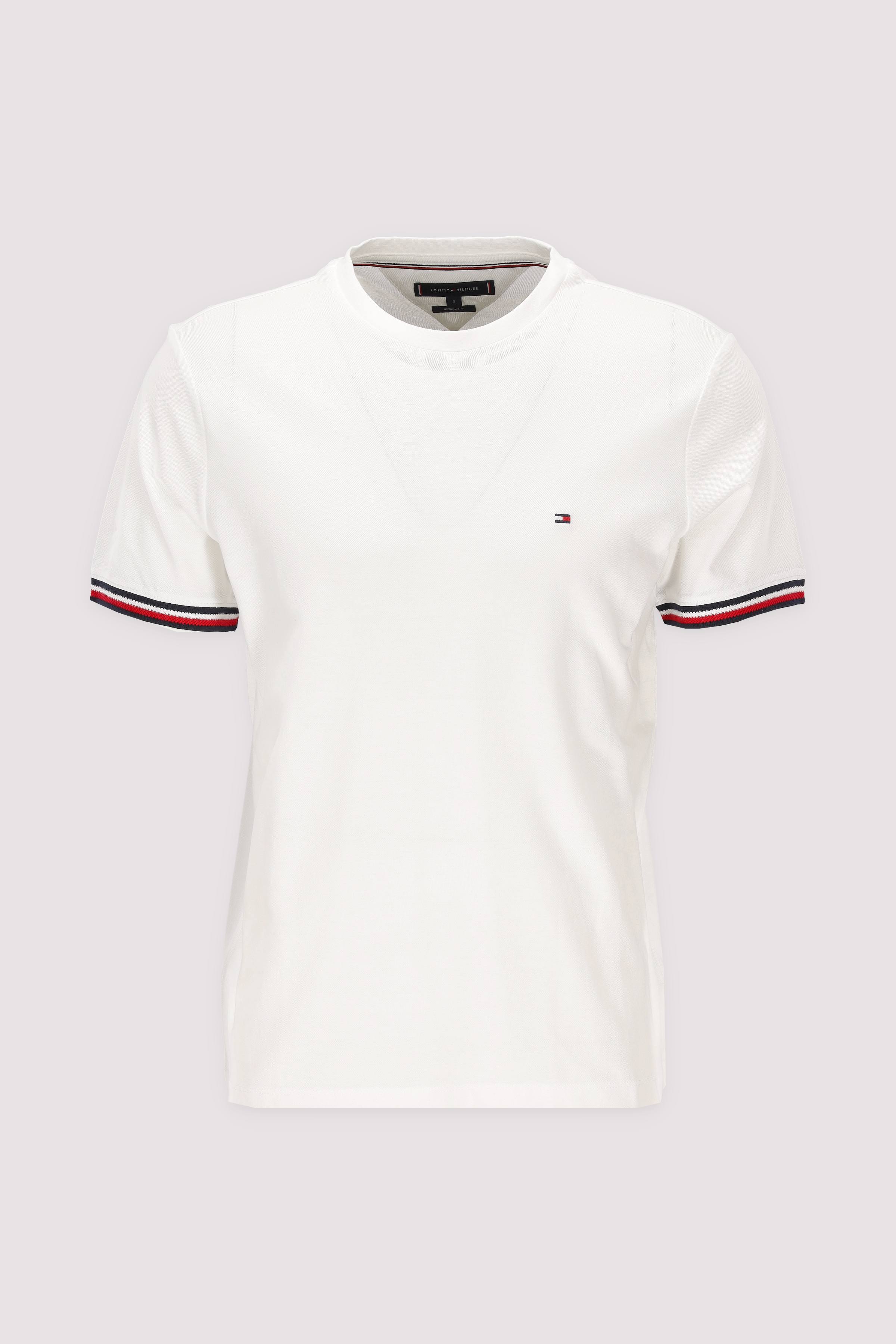 GLOBAL STRIPE CUFF TEE