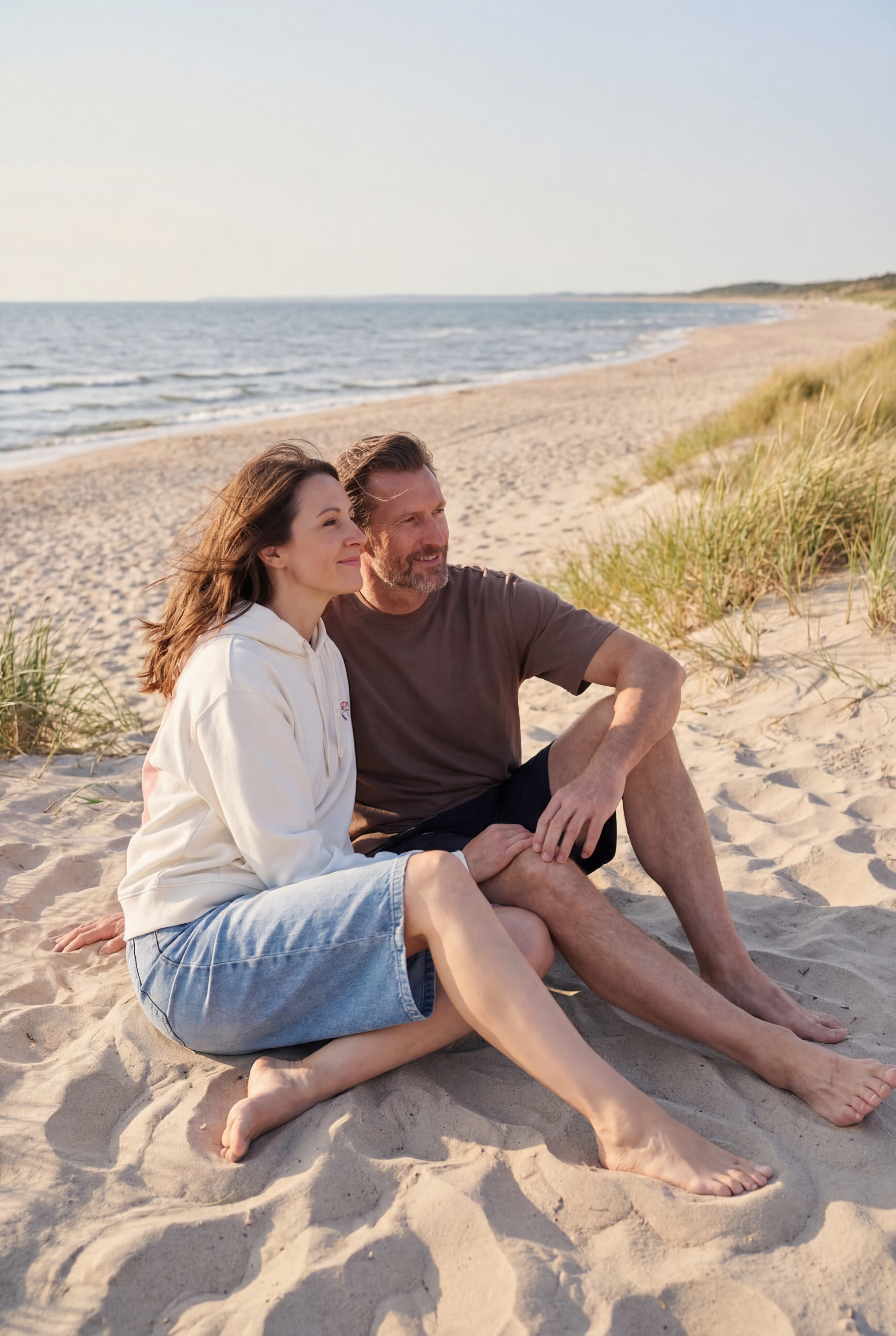 Unisex Nice Peace T-Shirts mit Comic-Motiv am Strand von Usedom — Pier 14