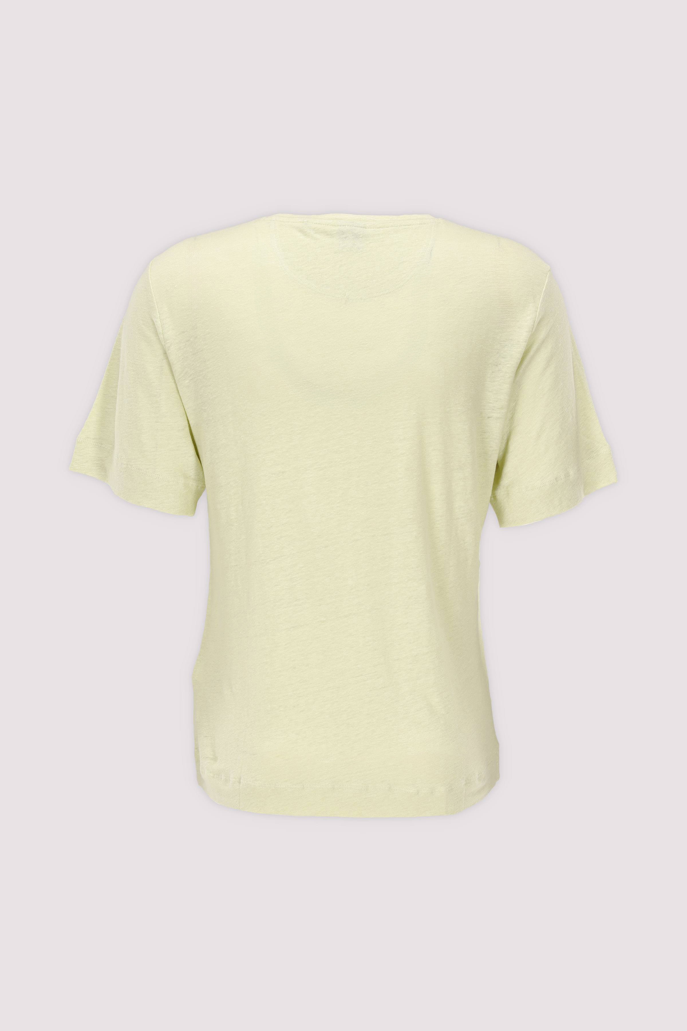 BOSS Leinen T-Shirt Damen Grün