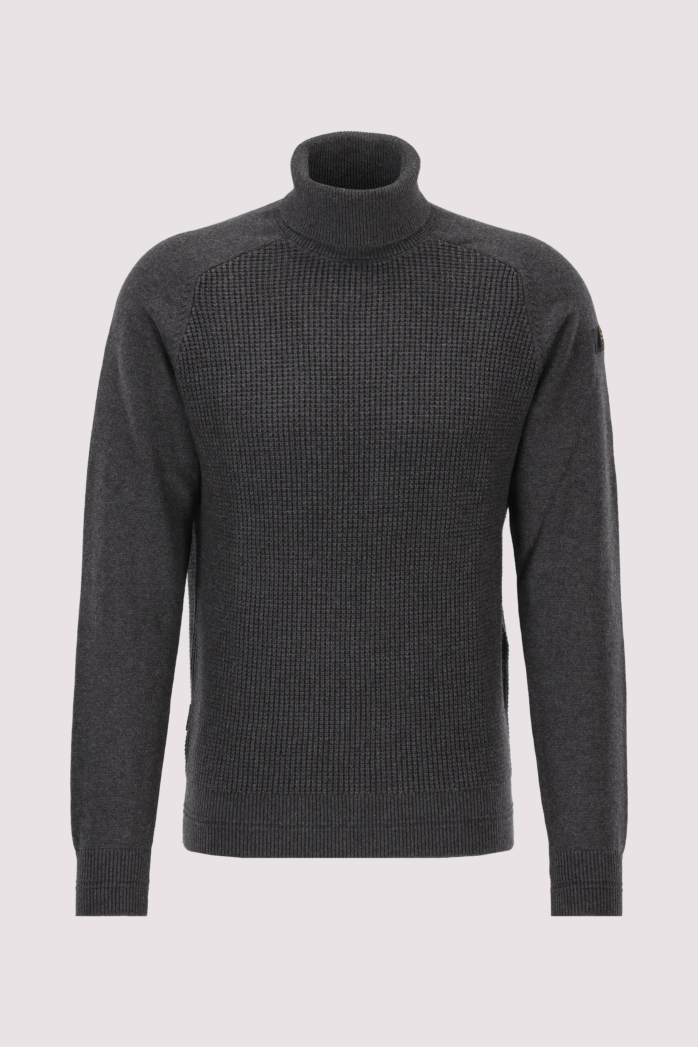 Roll neck cotton blend