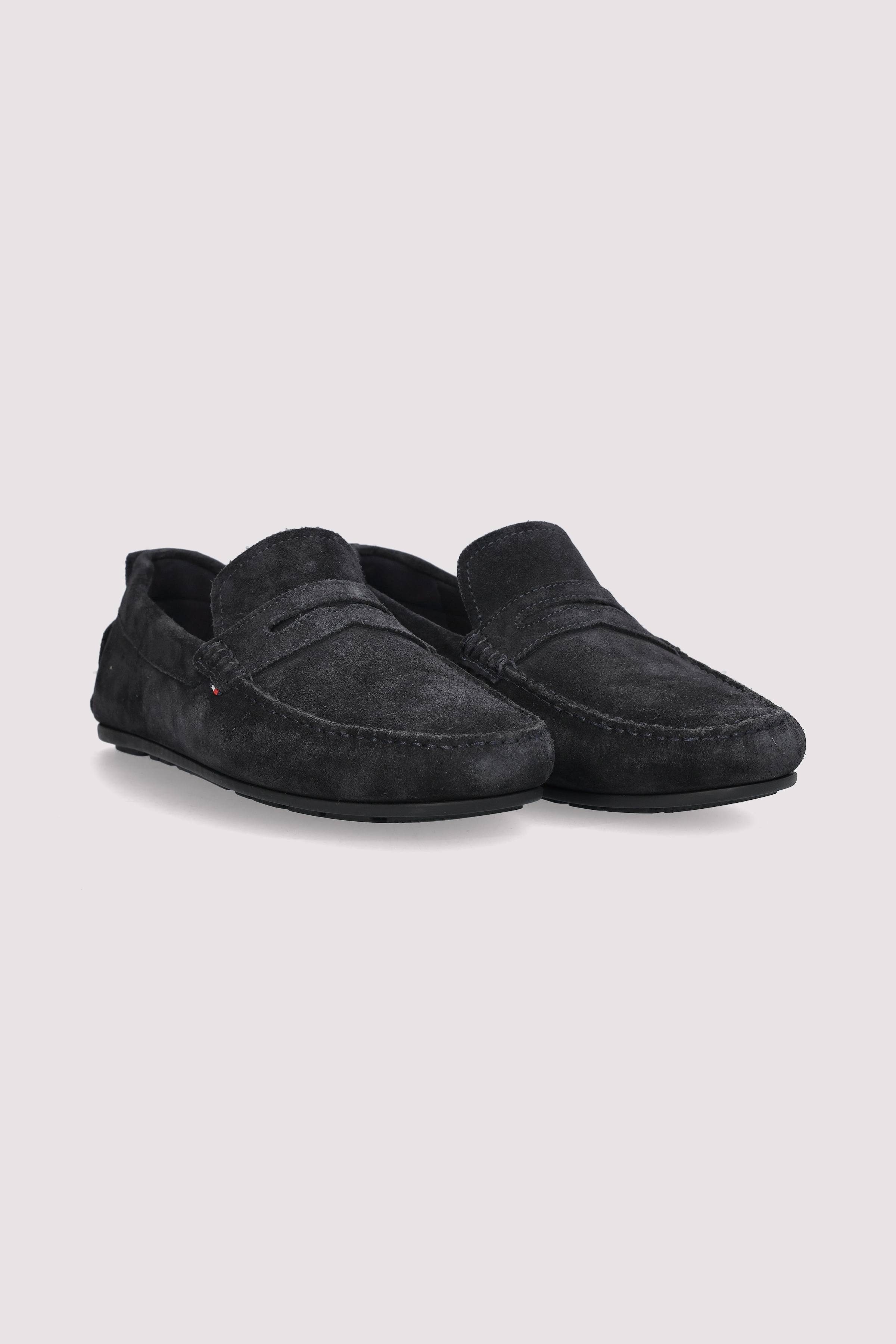 Tommy Hilfiger - Tommy Hilfiger Slipper blau-Leder