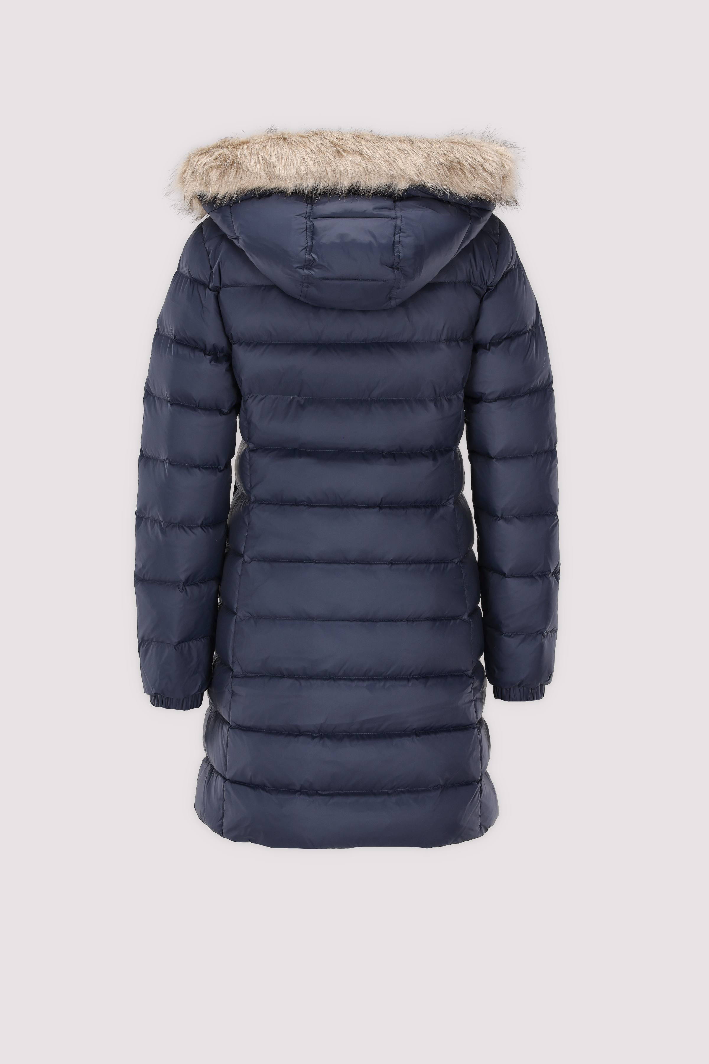 Tommy Jeans Damen Wintermantel blau