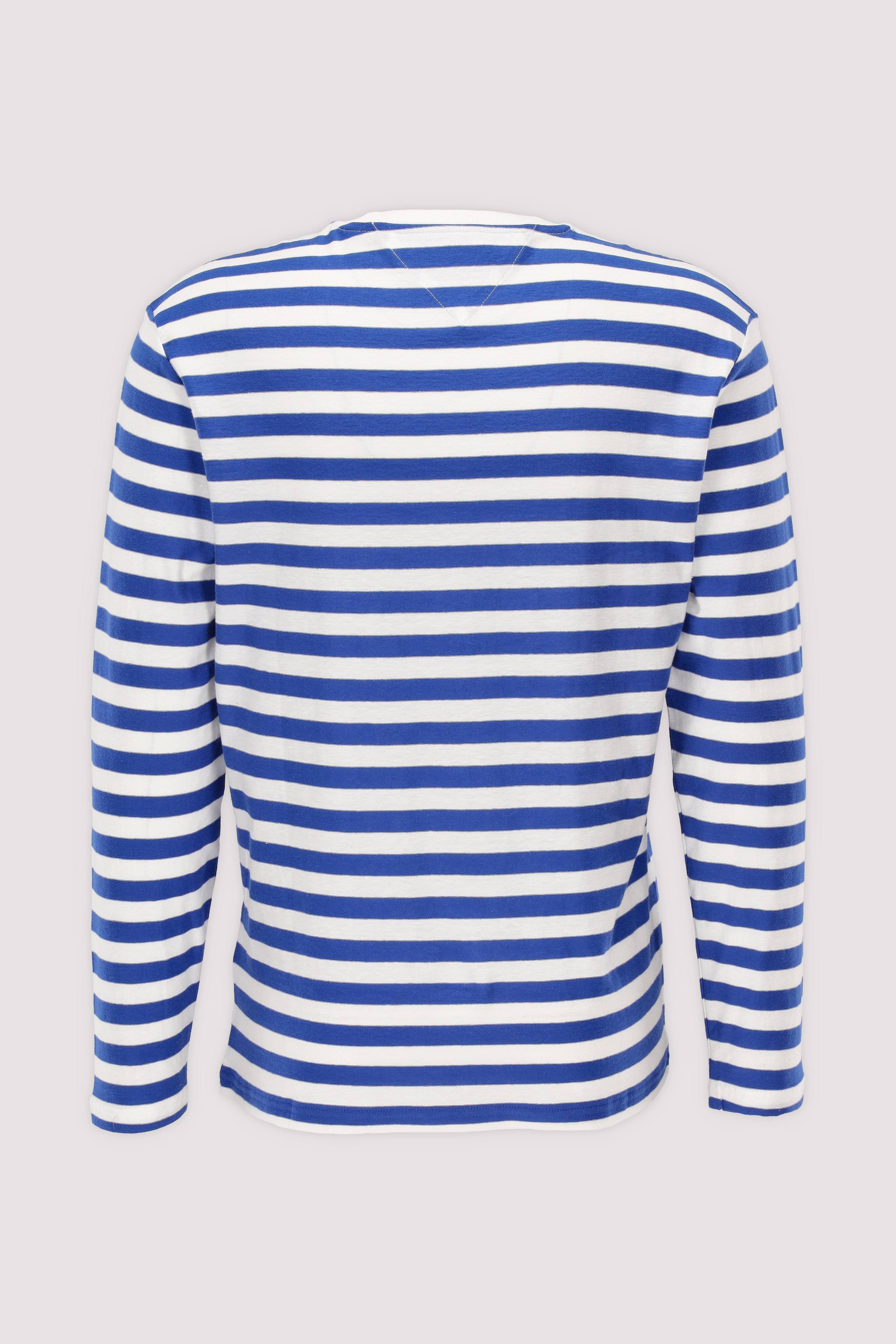 TJM REG ESS STRIPE LS TEE