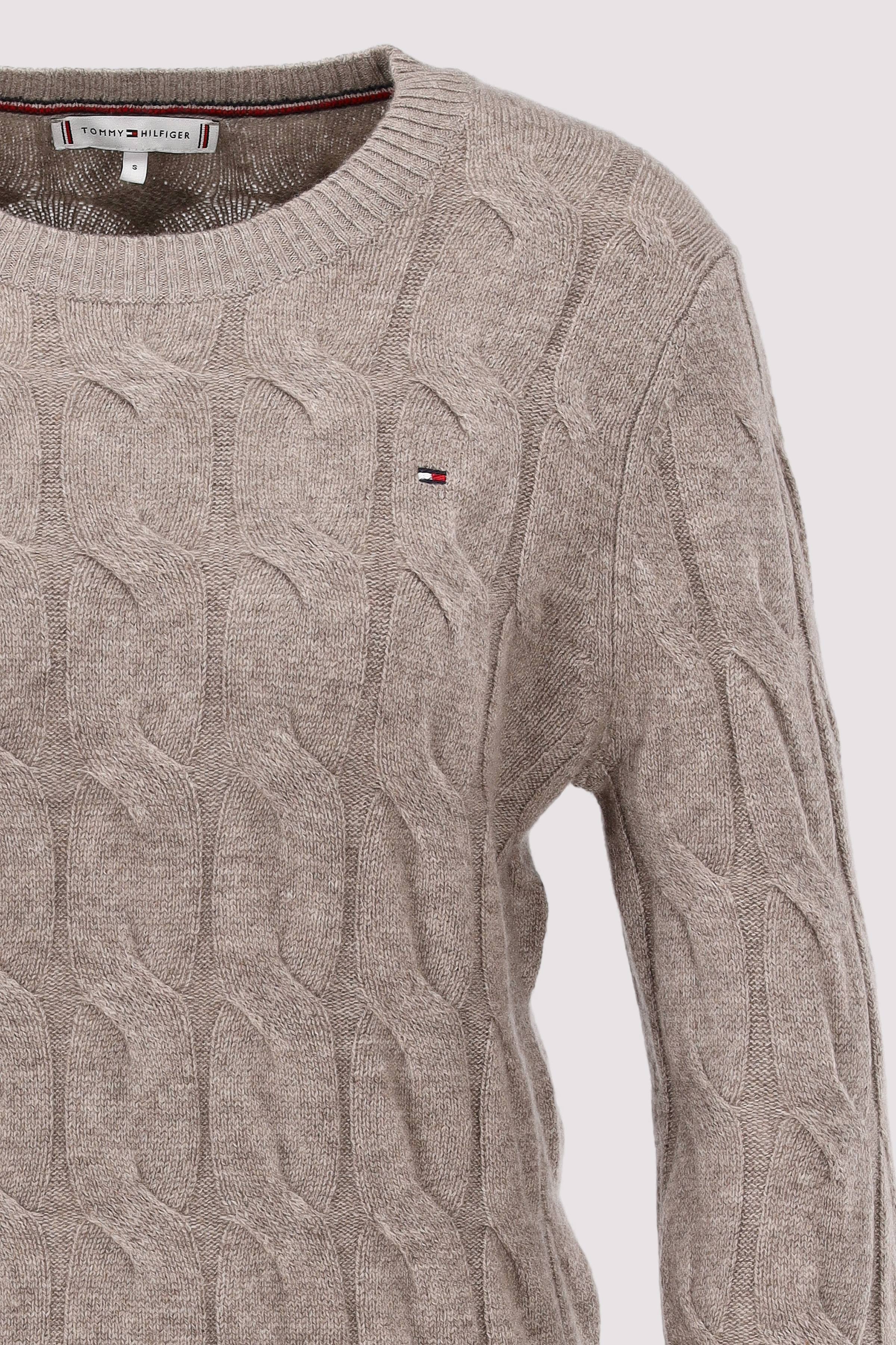 Tommy Hilfiger - SOFT WOOL CABLE C-NK LS SWT