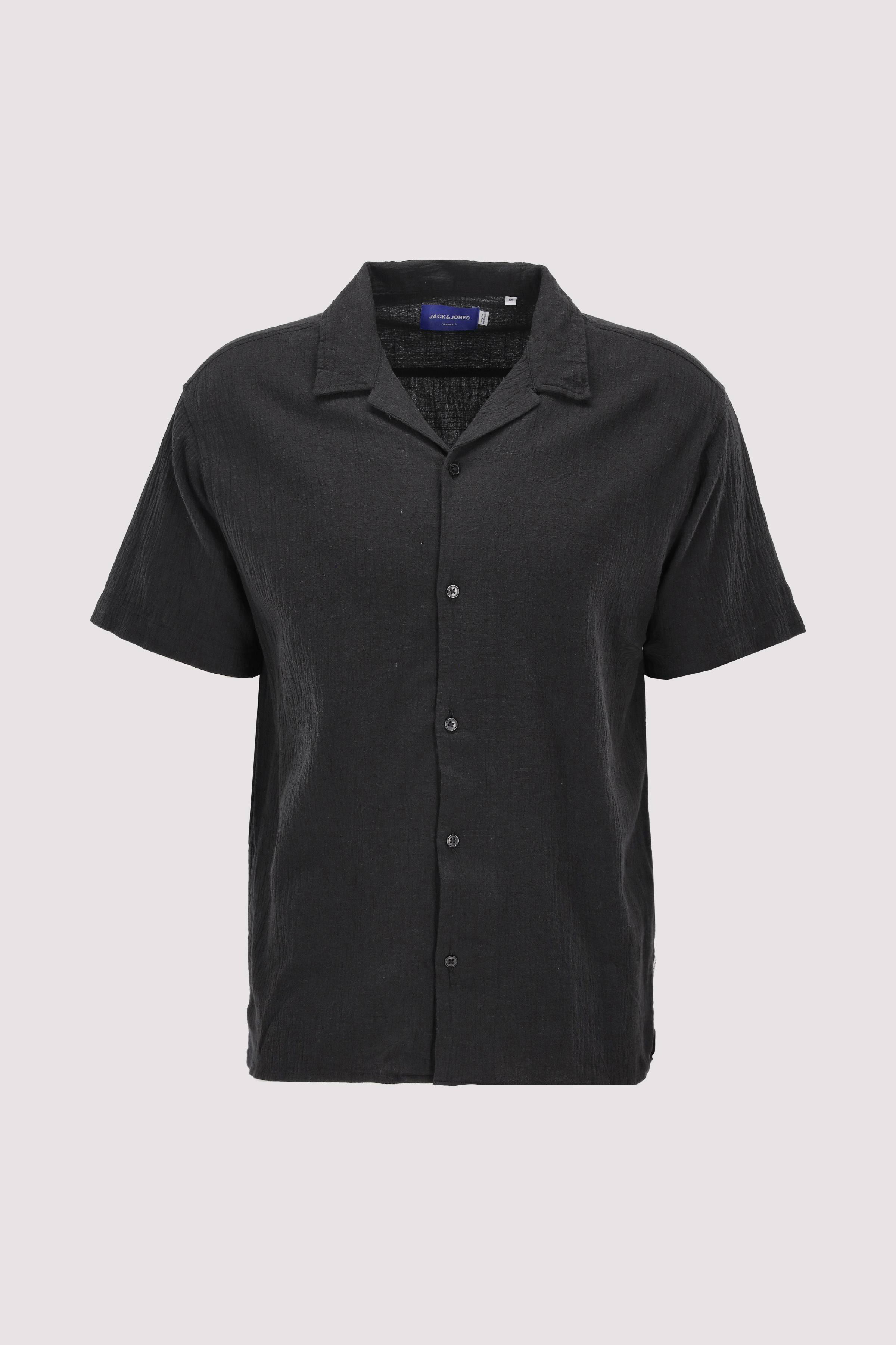 JORLUKE CRINKLE RESORT SHIRT S