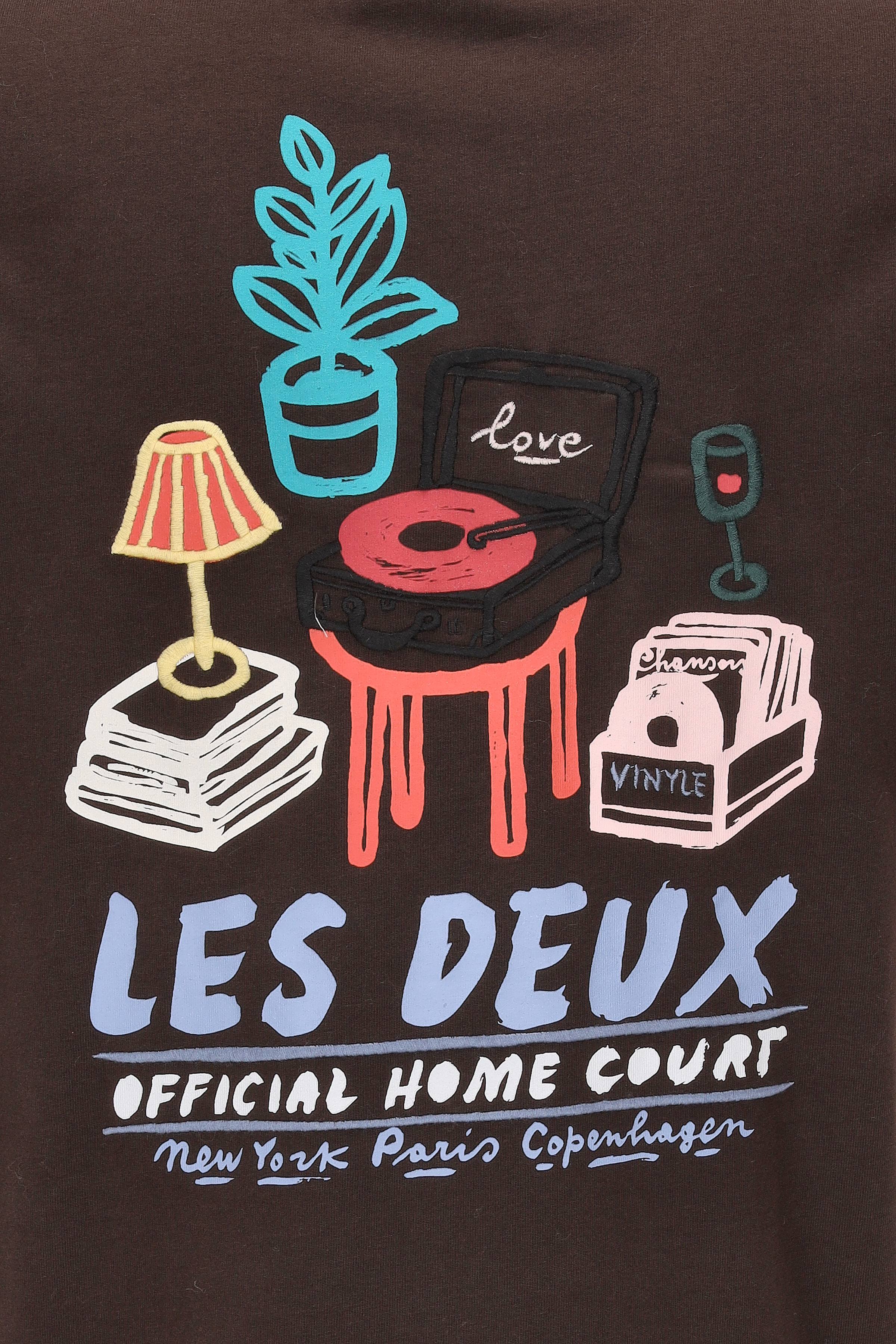 Les Deux - Les Deux T‑Shirt braun, zeitloser Look